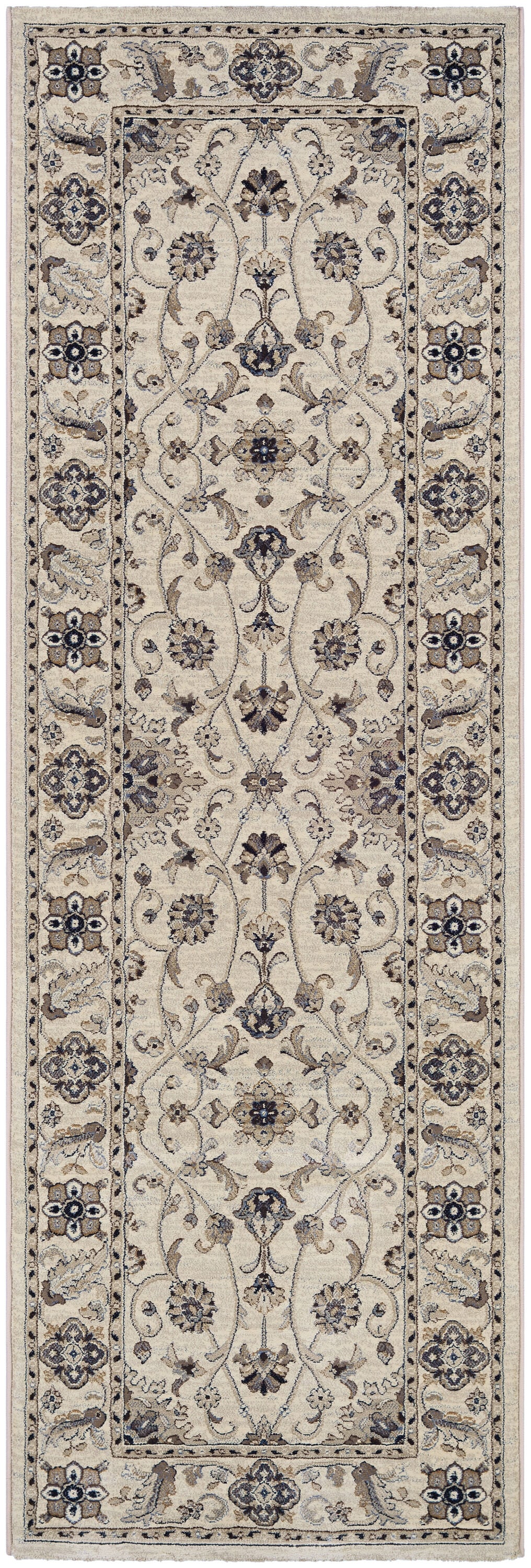 Couristan 89726322027710U EVEREST 2 x 7 (ft) Polypropylene Ivory Rectangular Indoor Runner rug