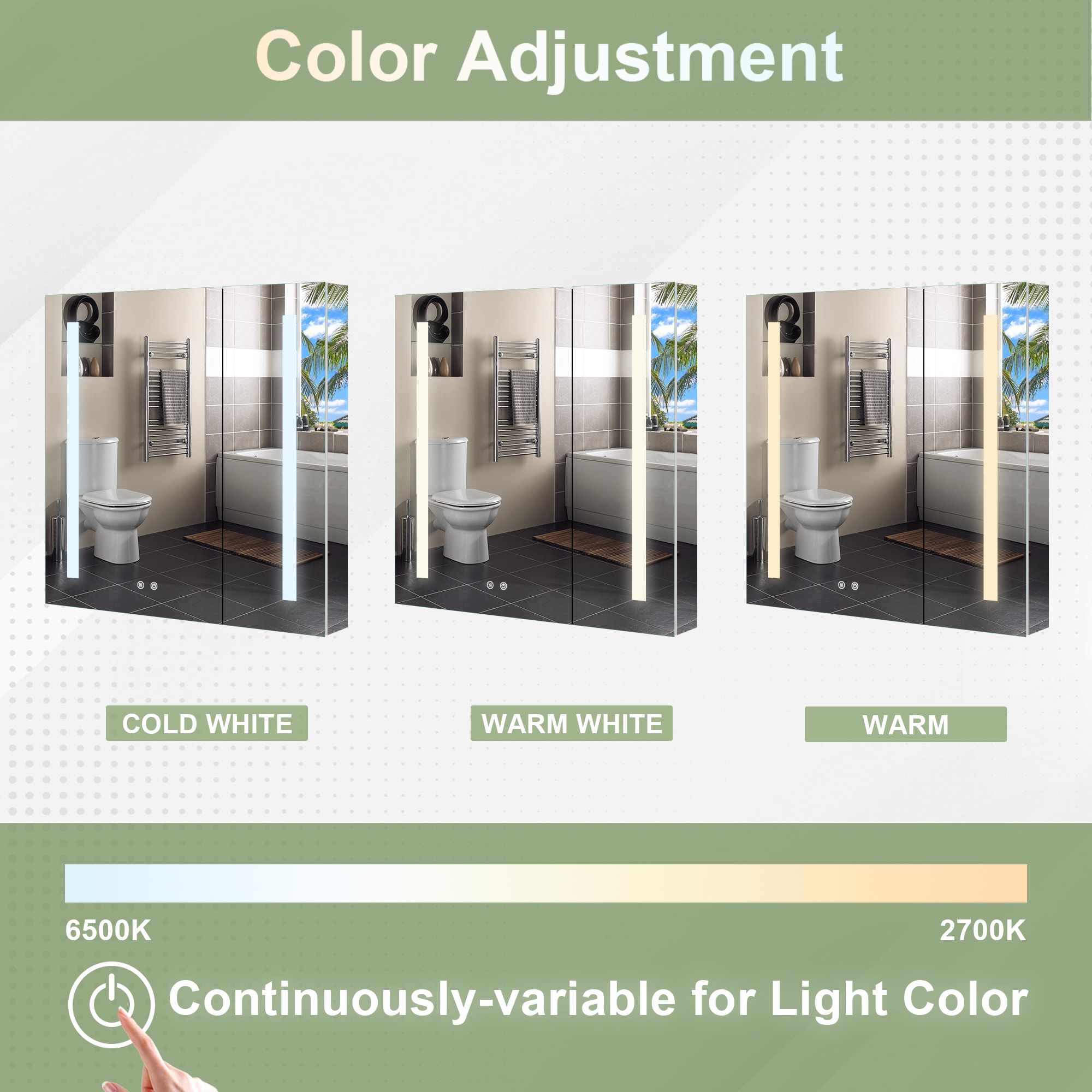 Forclover MEAM-VI3030 Bathroom-Medicine-Cabinets - View #6