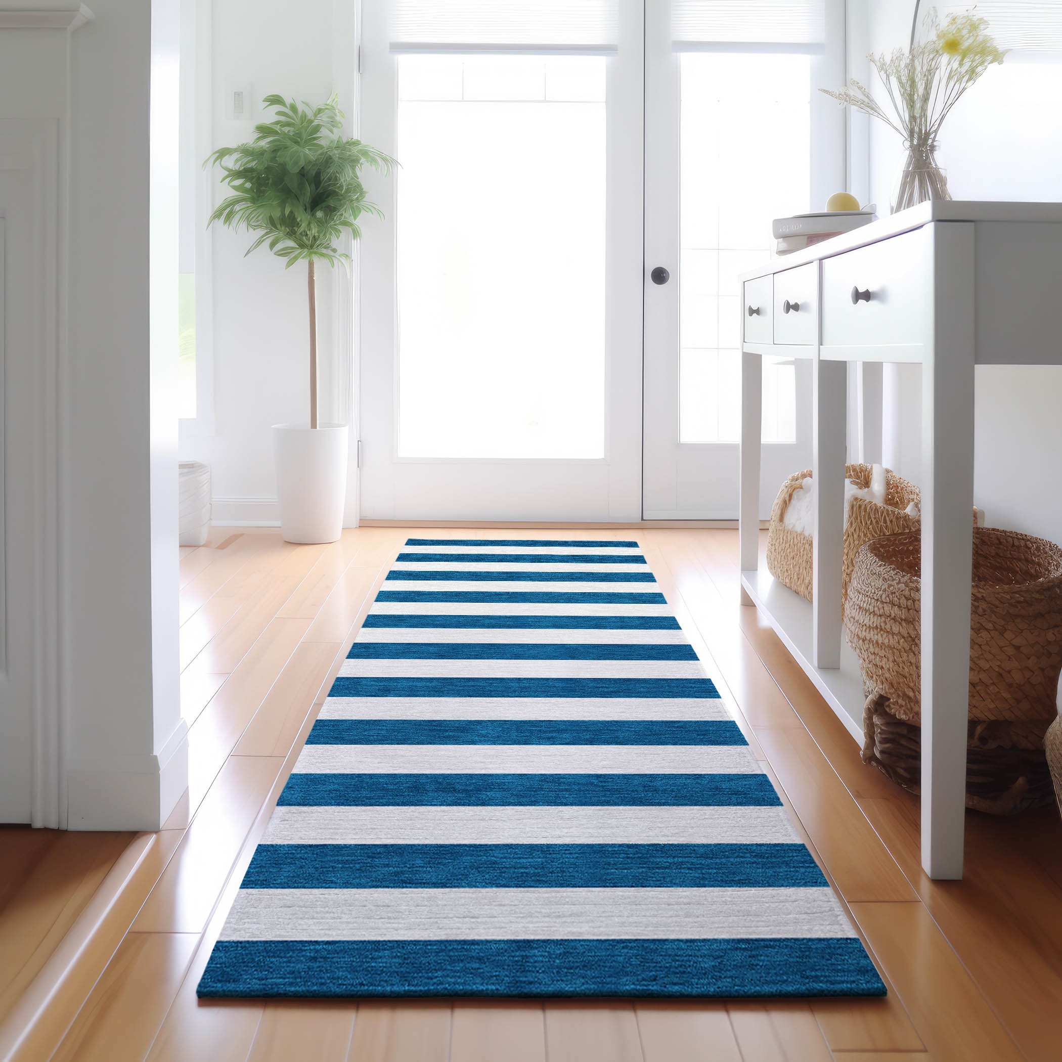 Addison Rugs AMF509OR3X5 Mayfield AMF509OR 3 x 5 (ft) Loomed Polyester Orange Rectangular Indoor Abstract Machine washable Area rug