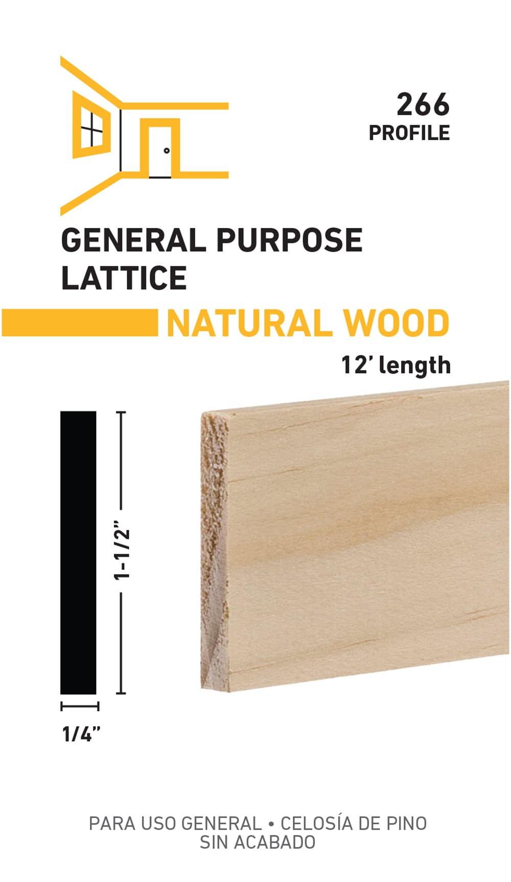 RELIABILT L0026612 Square-Lattice-Moulding - View #3