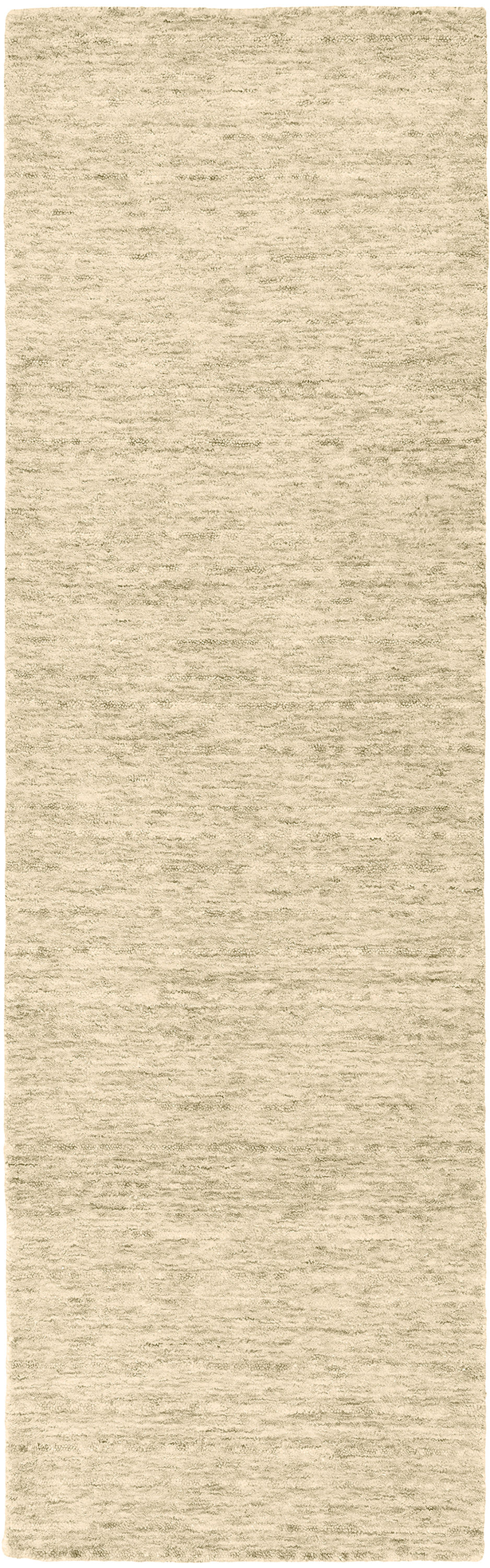 Addison Rugs AHR31TA2X8 Heather 2 X 8 (ft) Wool Taupe Indoor Solid Farmhouse/Cottage Runner Rug