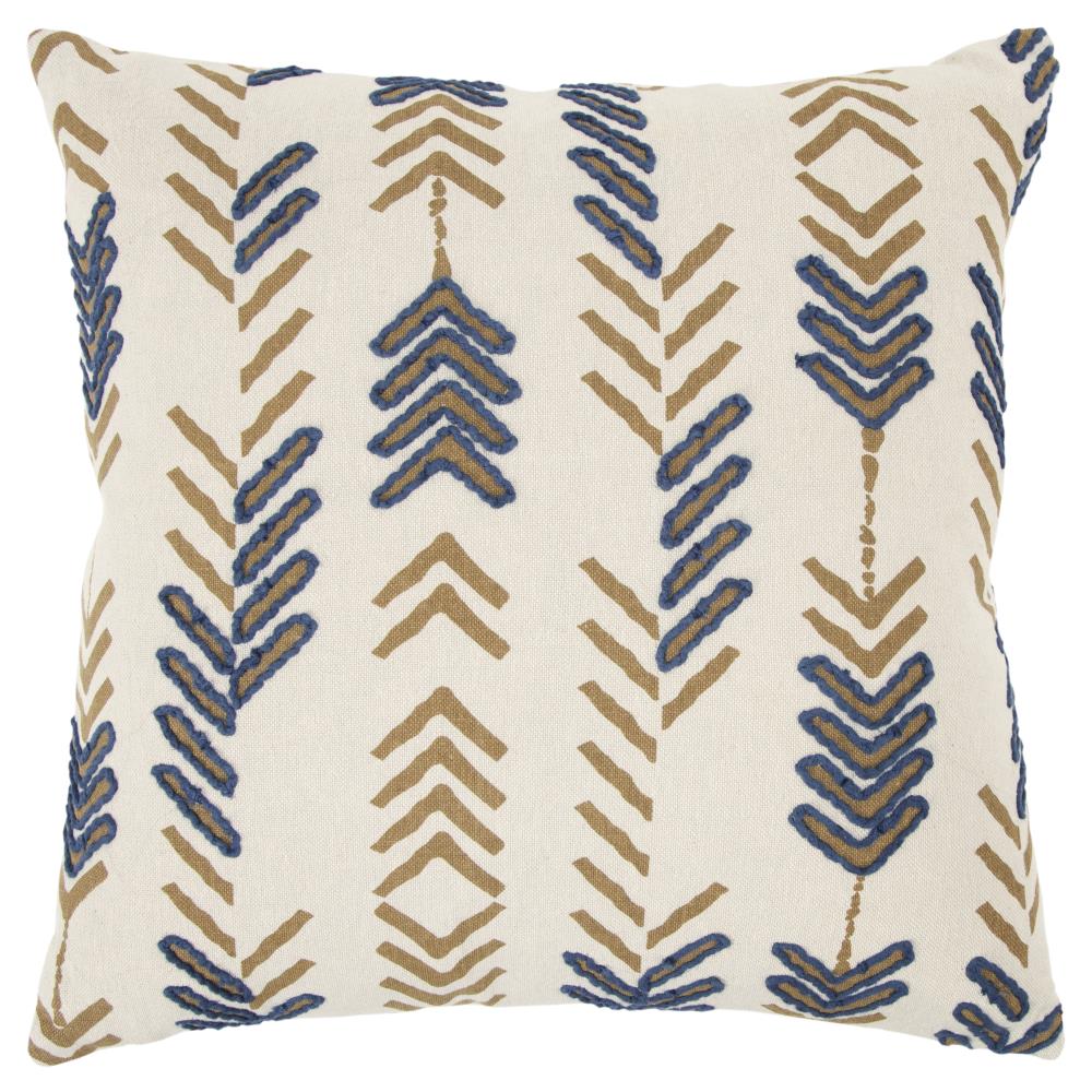 Rizzy Home DOHT13872GLIN2020 Donny Osmond 20-in x 20-in Natural/gold Square Indoor Decorative Pillow