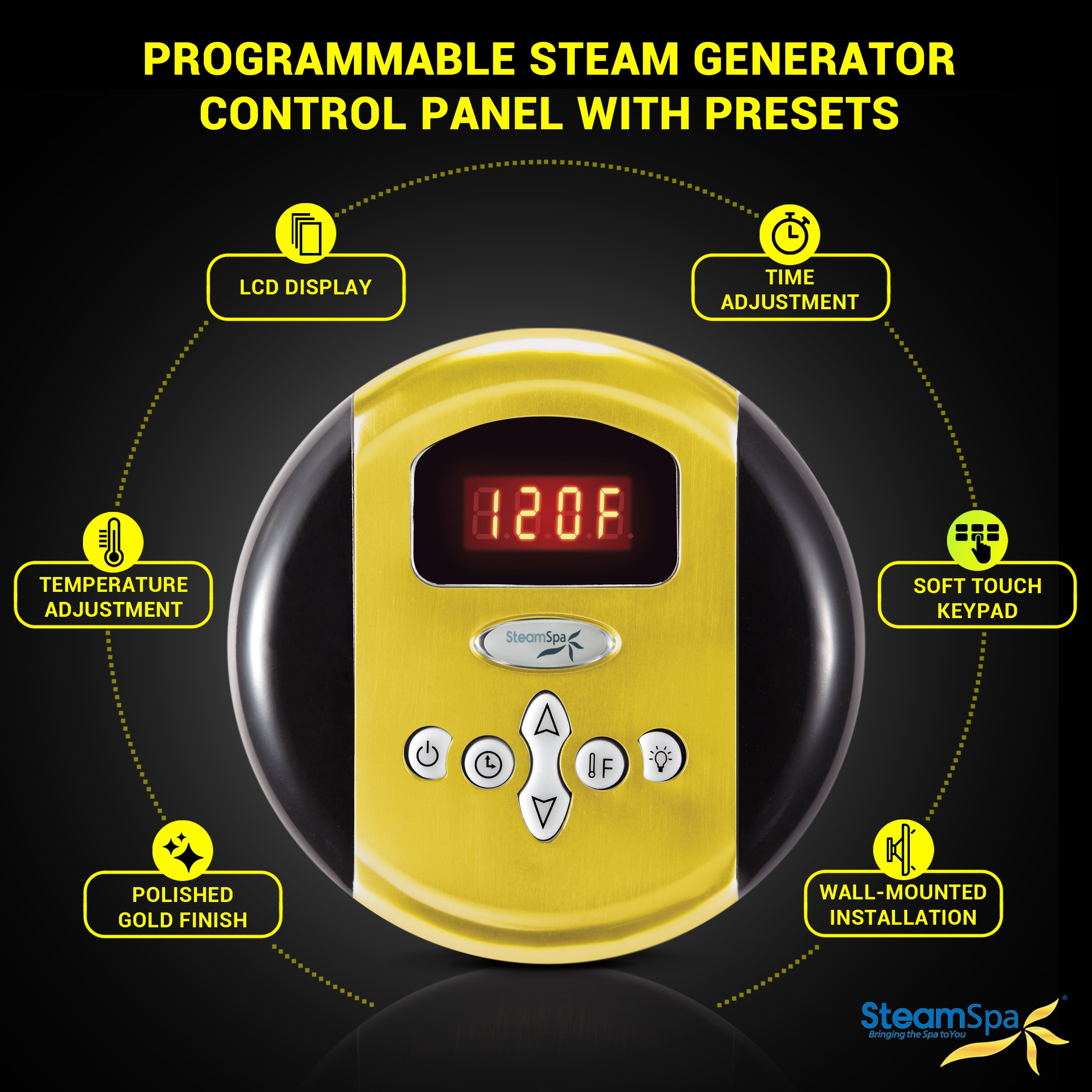 SteamSpa G-SC-200-PG Steam-Showers - View #3