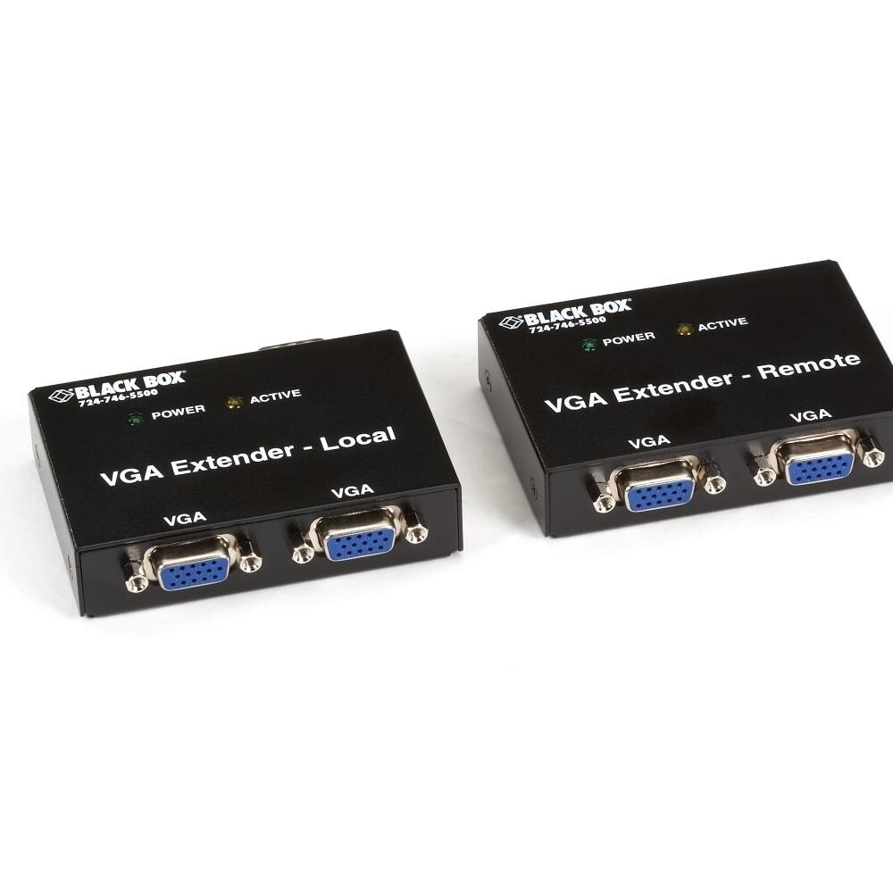 Black Box SYBA31376 AV Transmitter and Receiver Black Audio and Video Extender