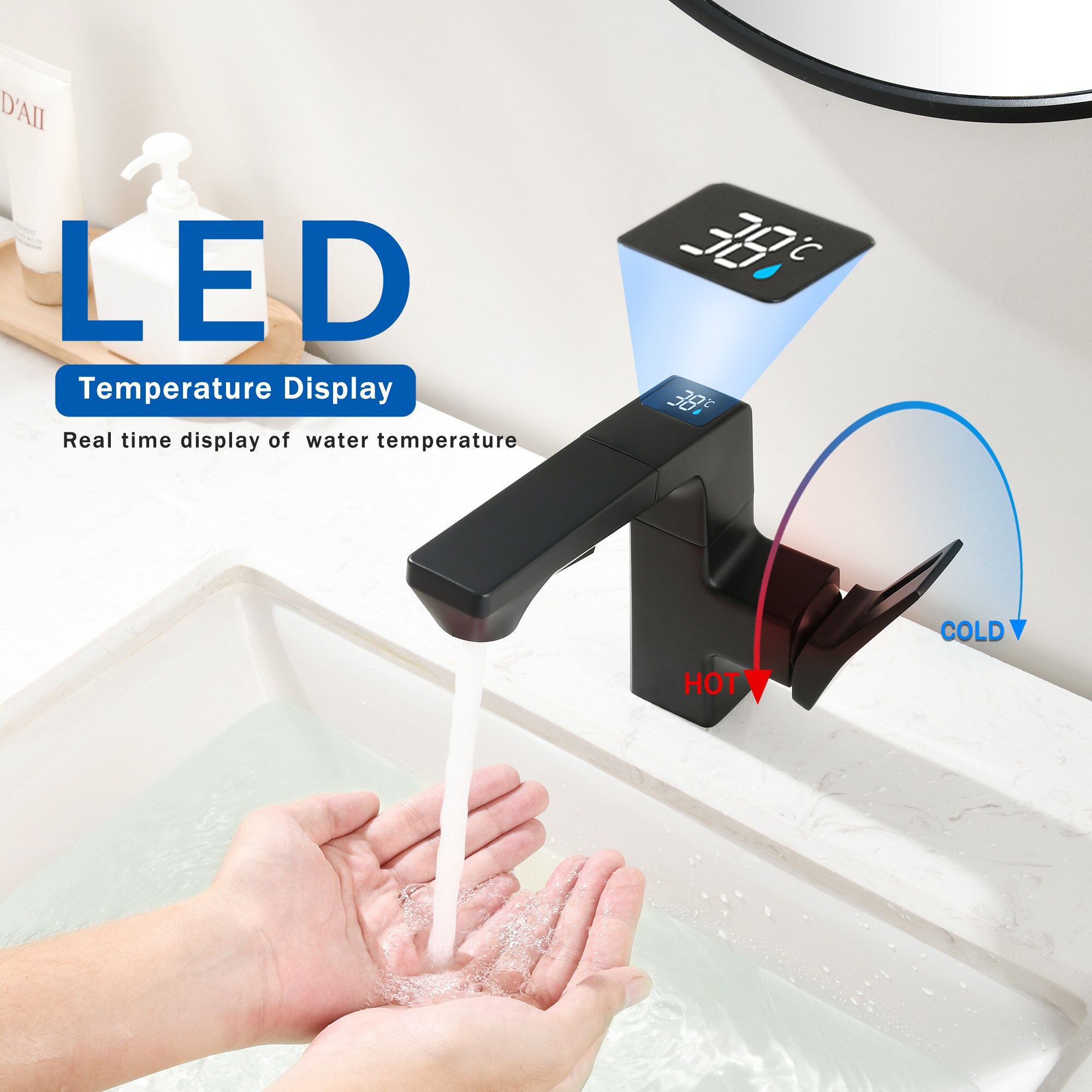Poinic YUR-BF005MB Lavatory-Faucets - View #3