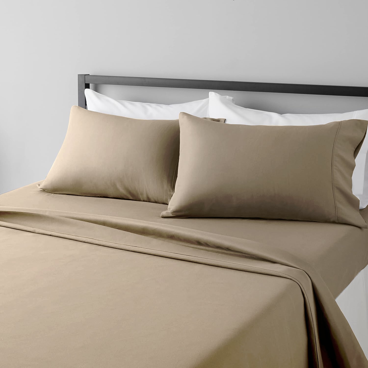 J&V TEXTILES - 4-Piece Set: 100 Percent Egyptian-Quality Cotton 1000 Thread Count Deep Pocket Lux...