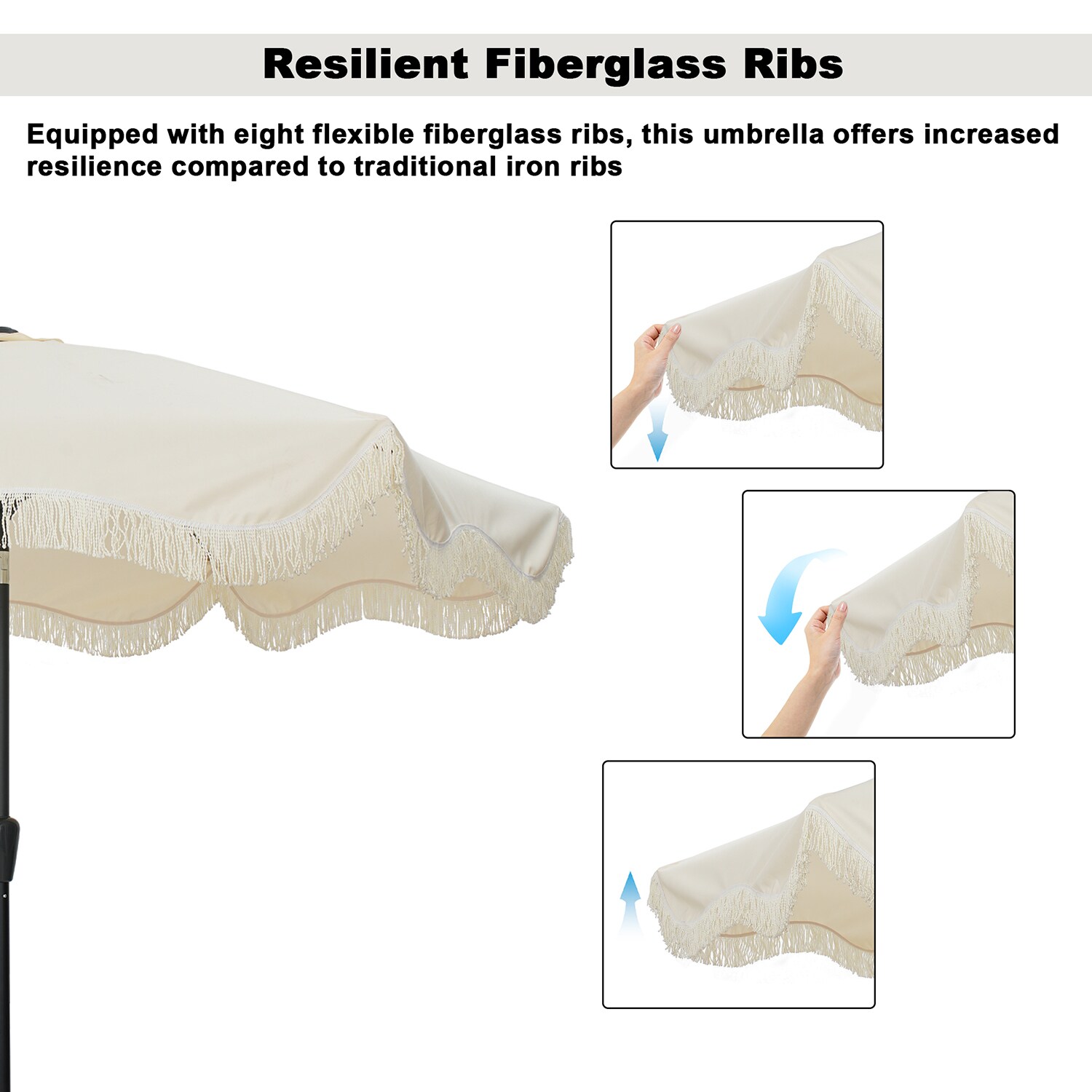 Clihome CL0102QDLS9WH Umbrellas-2 - View #9