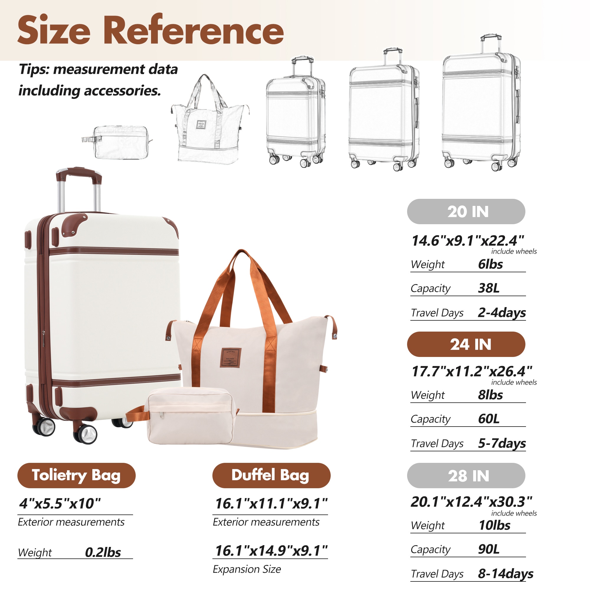 SINOFURN SYD9200002LG Luggage-And-Luggage-Sets - View #3