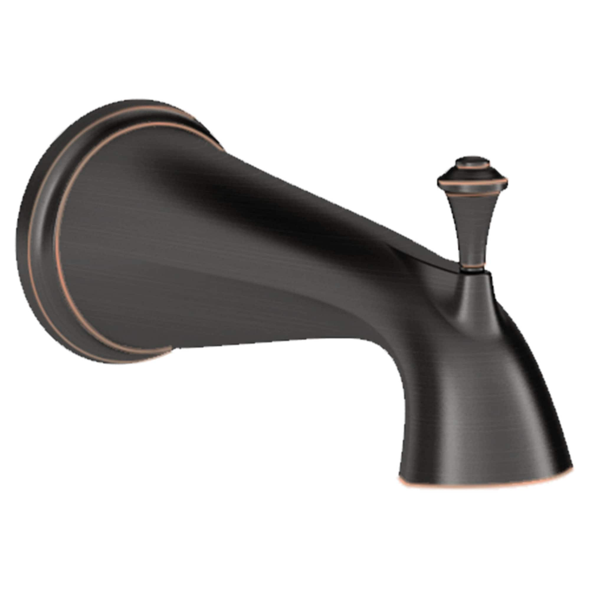 American Standard Bronze Bathtub Spout with Diverter in the Bathtub