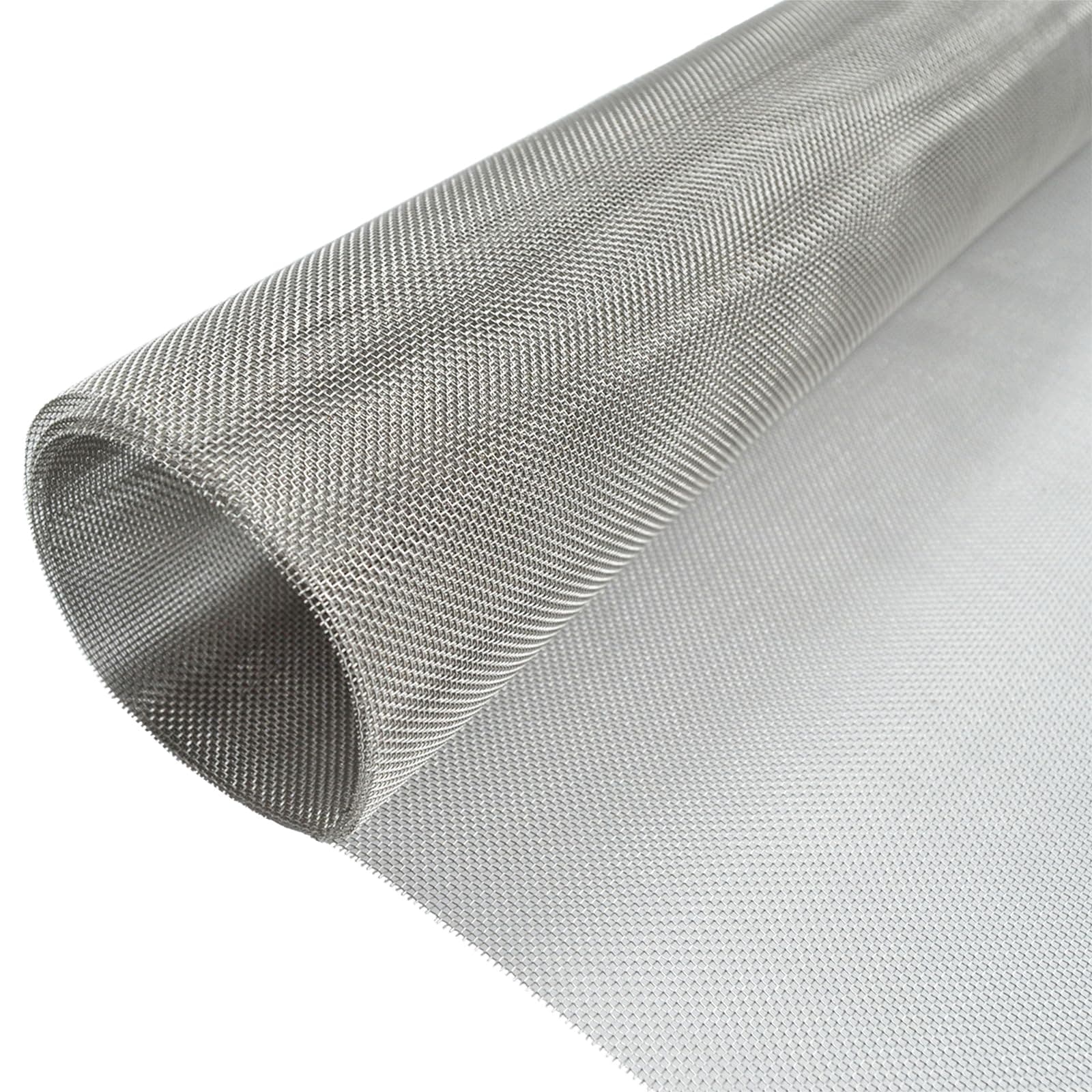 AKSCYZM  Stainless Steel Mesh Screen 20 Mesh 15.7 in by 47.2 in Woven Fine Wire Mesh for Air Vent Cage Garden Window Screen and DIY Projects