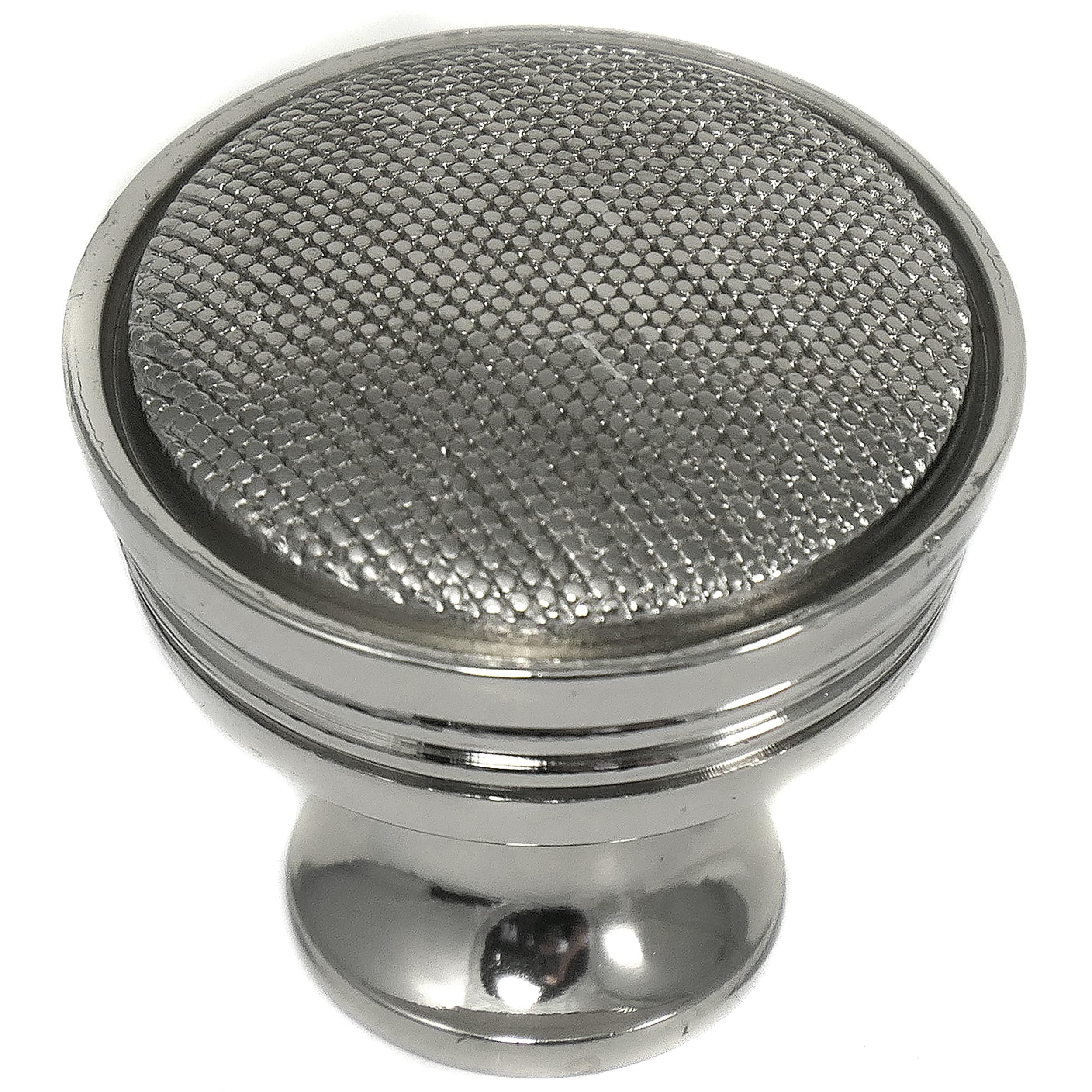 Laurey 17114 Vanilla 1-1/4-in Polished Nickel Round Transitional Cabinet Knob