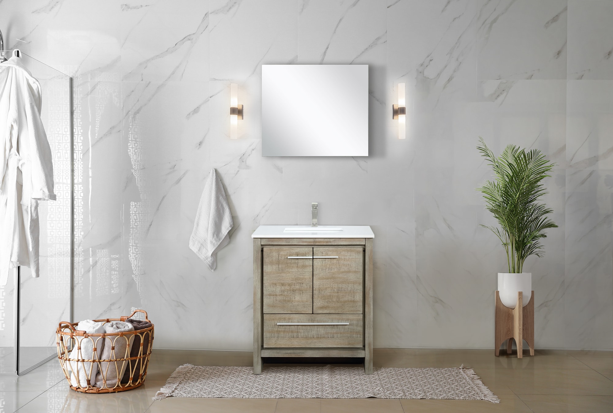 Lexora LVLF30SRA310 Bath-Vanity-Combo - View #3