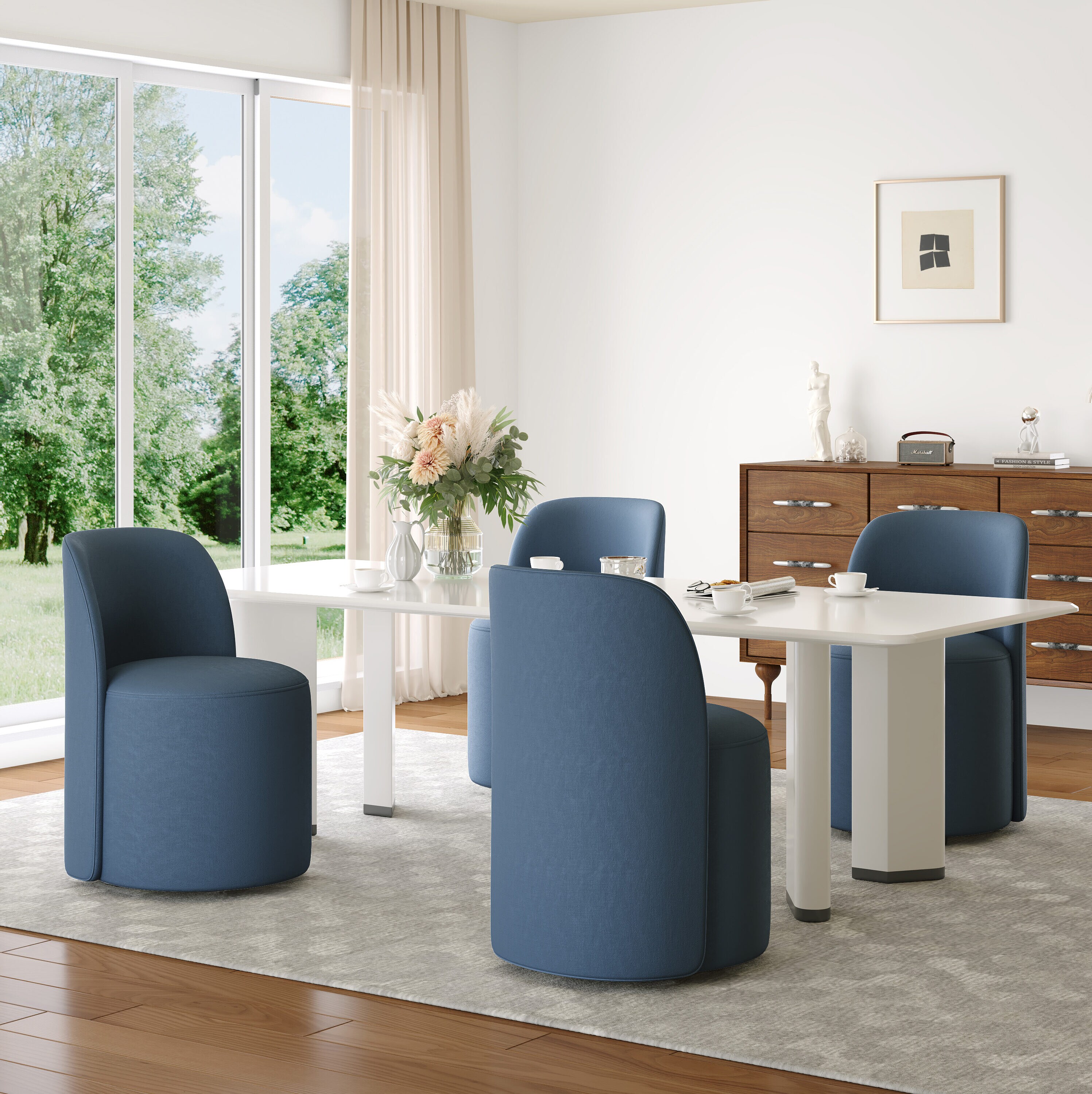 Dreamsidea LS-CH0063-NAV-4 Dining-Chairs - View #3