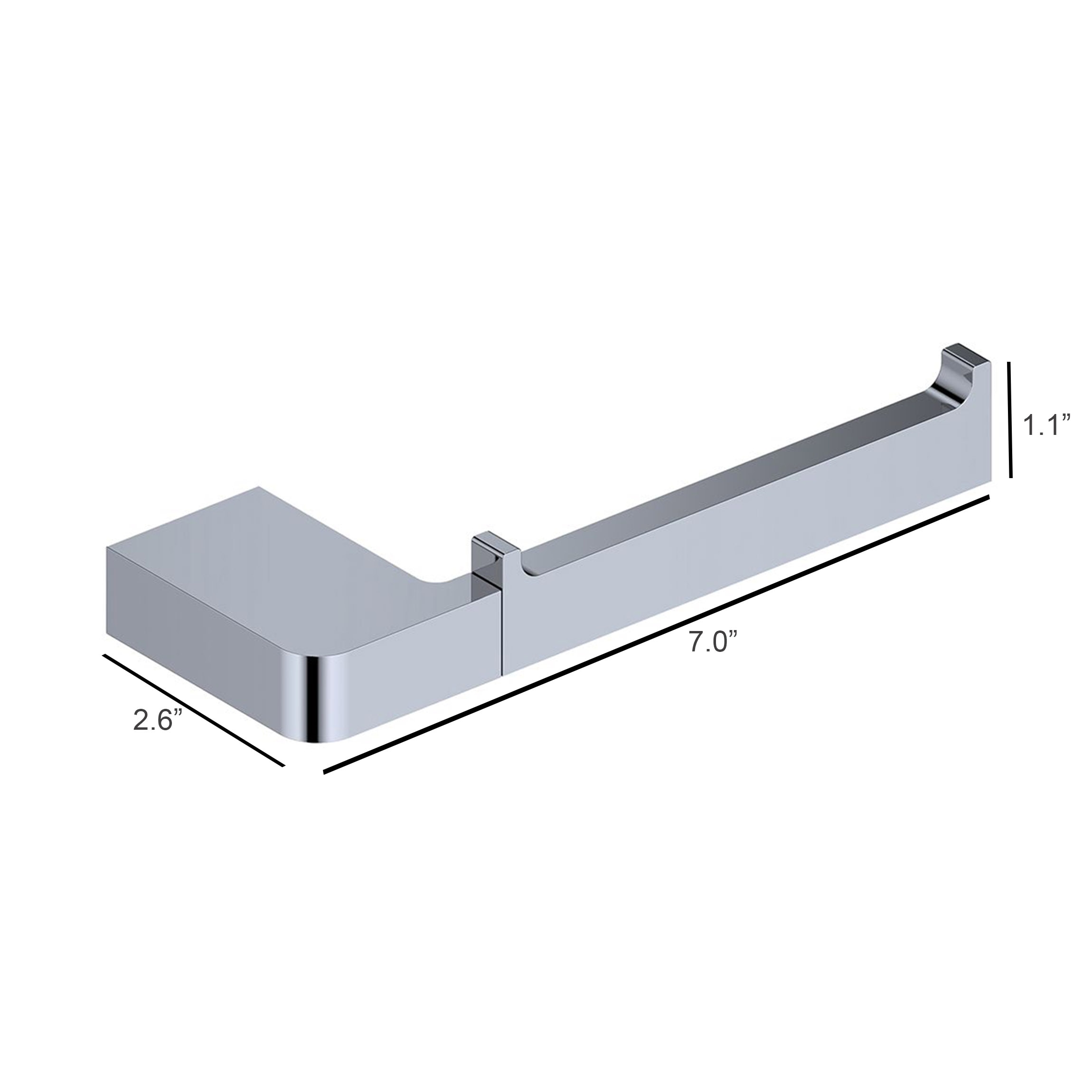 WS Bath Collections CUBE WSBC 226804 CR d060360 - View #2