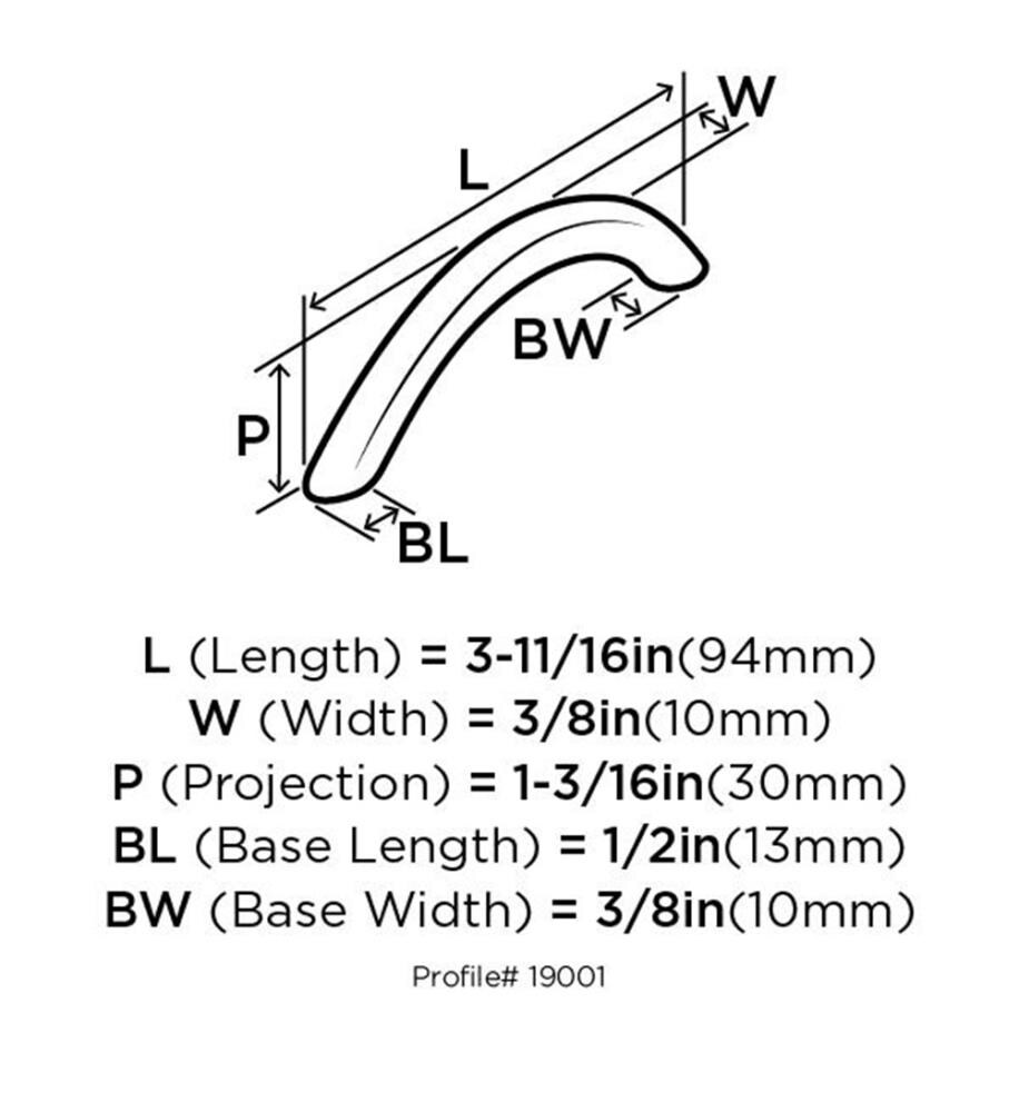 Amerock BP19001SS Cabinet-Pulls - View #6
