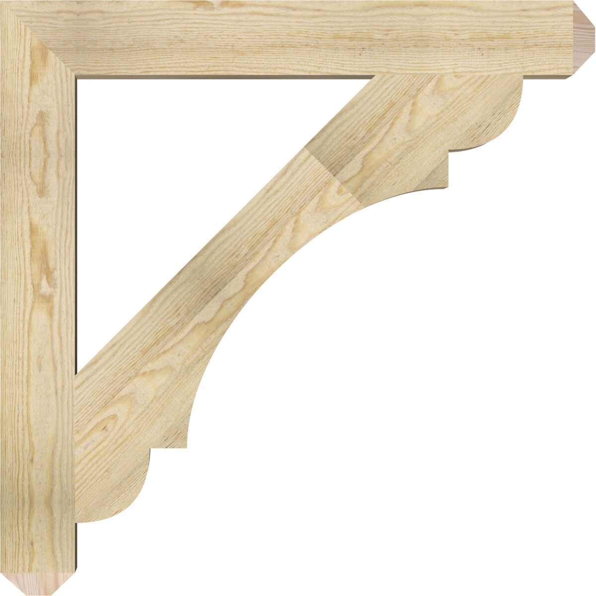 Ekena Millwork BKT04X32X32OLY04RDF Exterior-Brackets-Braces - View #3