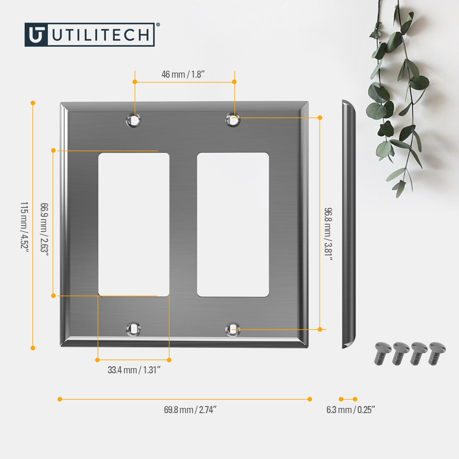 Utilitech 32SBS Electrical-Wall-Plates - View #3