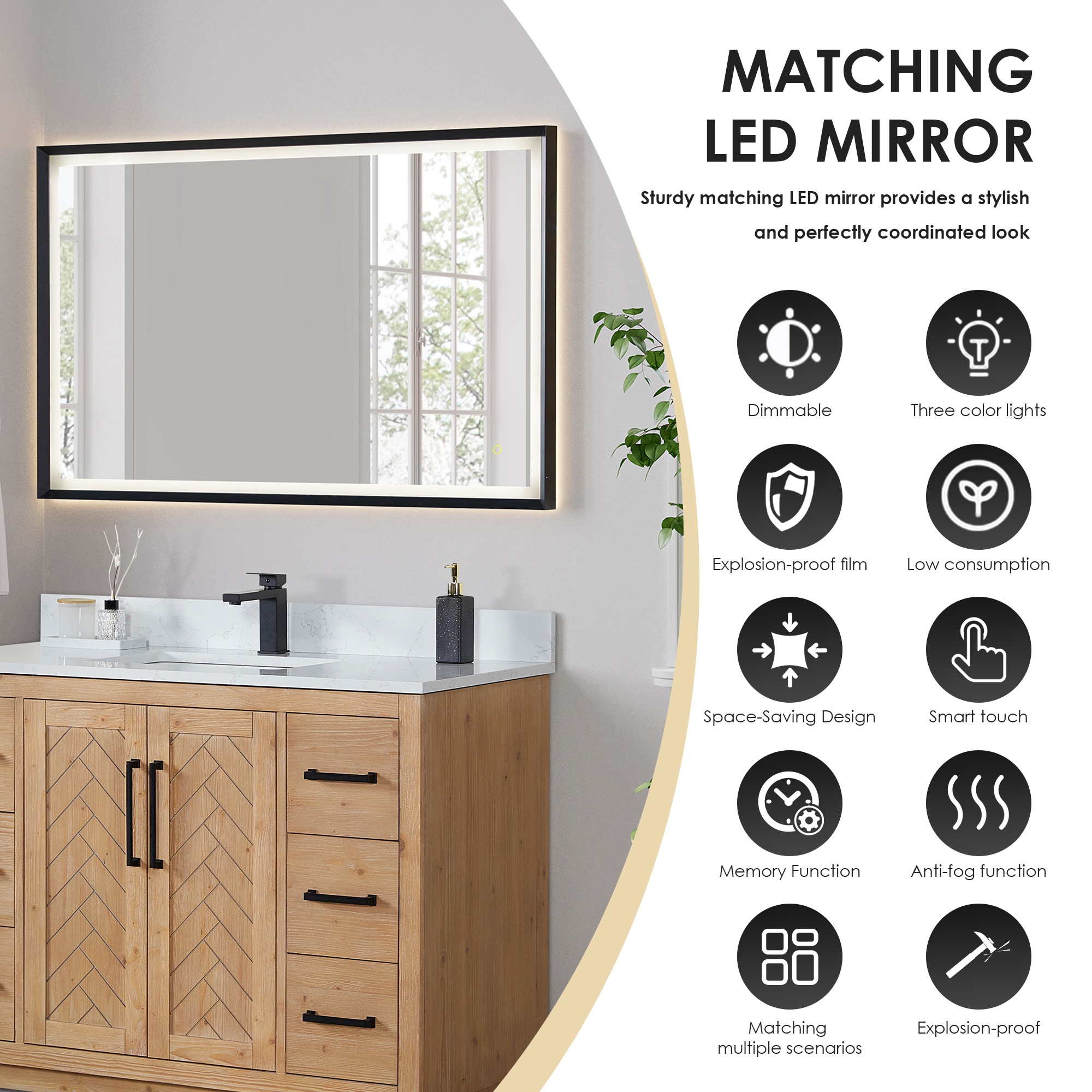 Altair 565048-LB-GW Bath-Vanity-Combo - View #5