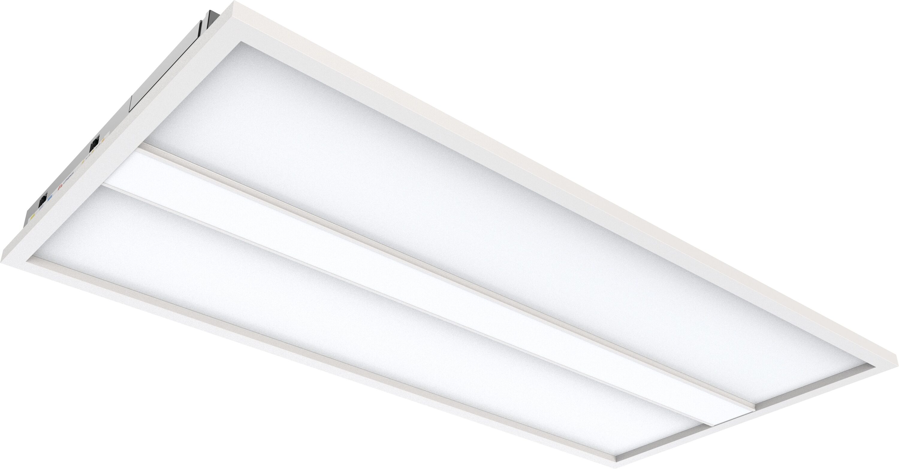 Lithonia Lighting 2-ft x 4-ft Dimmable Adjustable Lumens Switchable white LED Panel Light