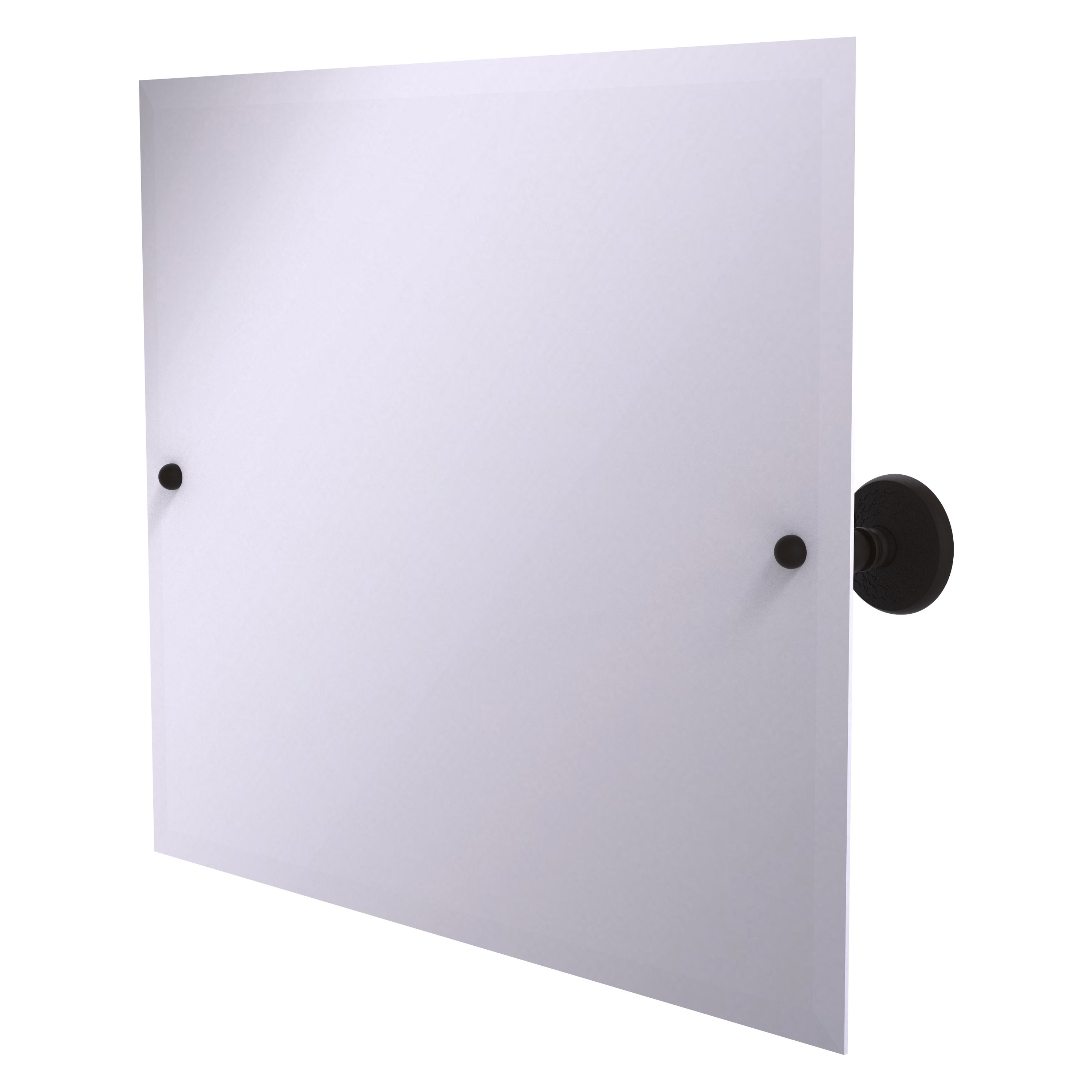 Allied Brass PMC-93-ORB Prestige Monte Carlo 26-Inches x 21-Inches Beveled Frameless Rectangle Tilting Bathroom Vanity Mirror ( Oil-rubbed Bronze )