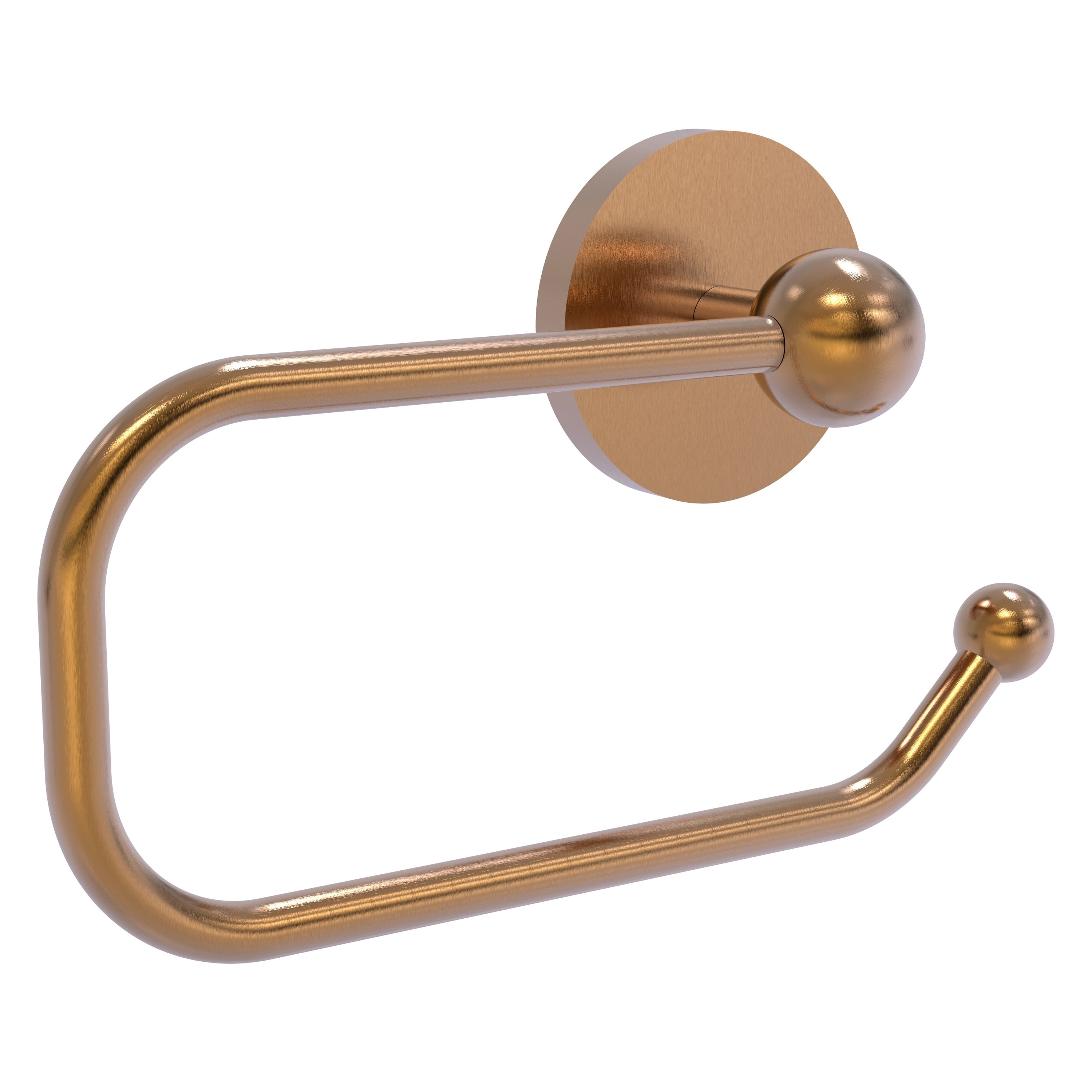 Allied Brass P1024E-BBR Prestige Skyline Brushed Bronze Wall mount Single post Toilet Paper Holder 1 -Rolls