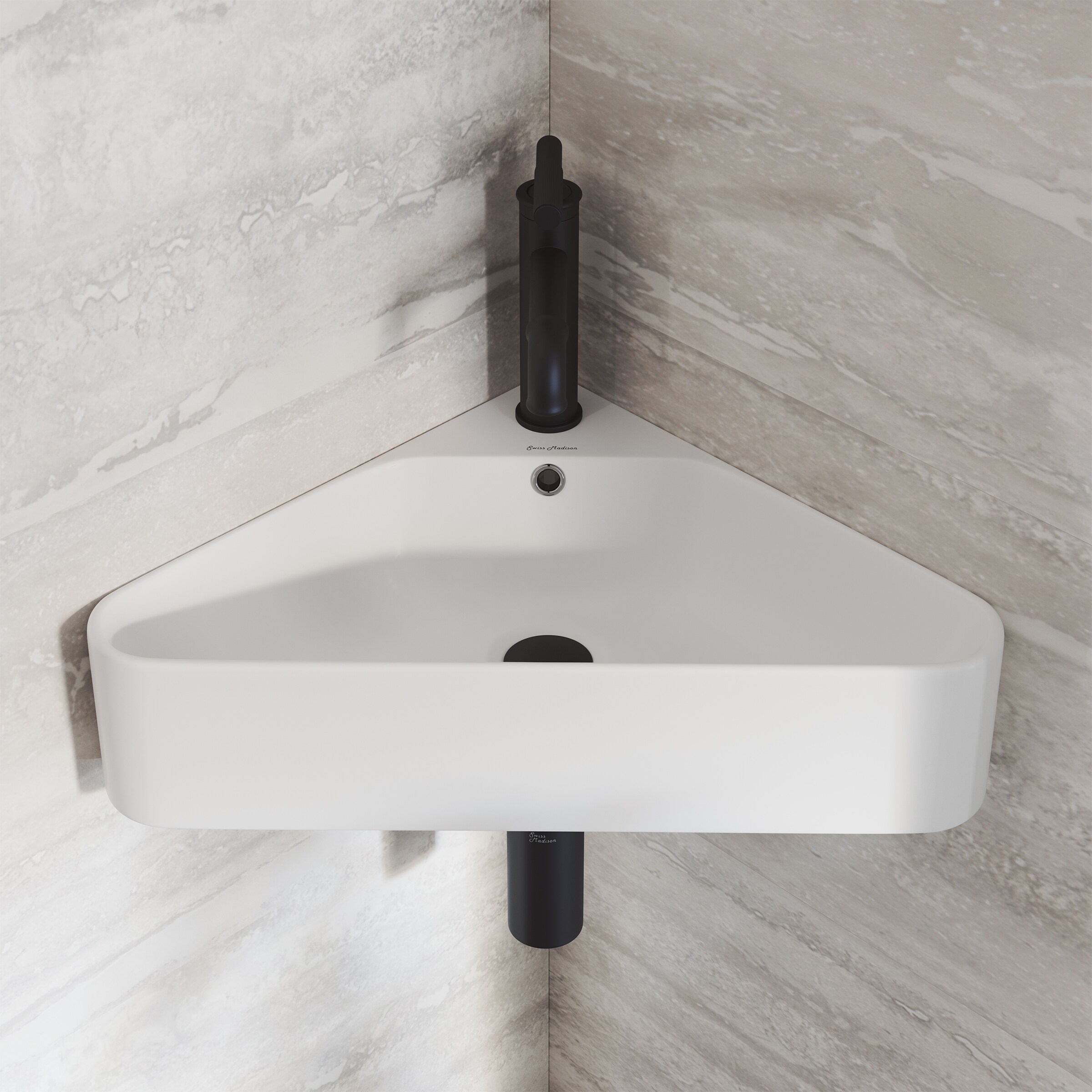 Swiss Madison SM-25-WSANG15WH Bath-Sink - View #5