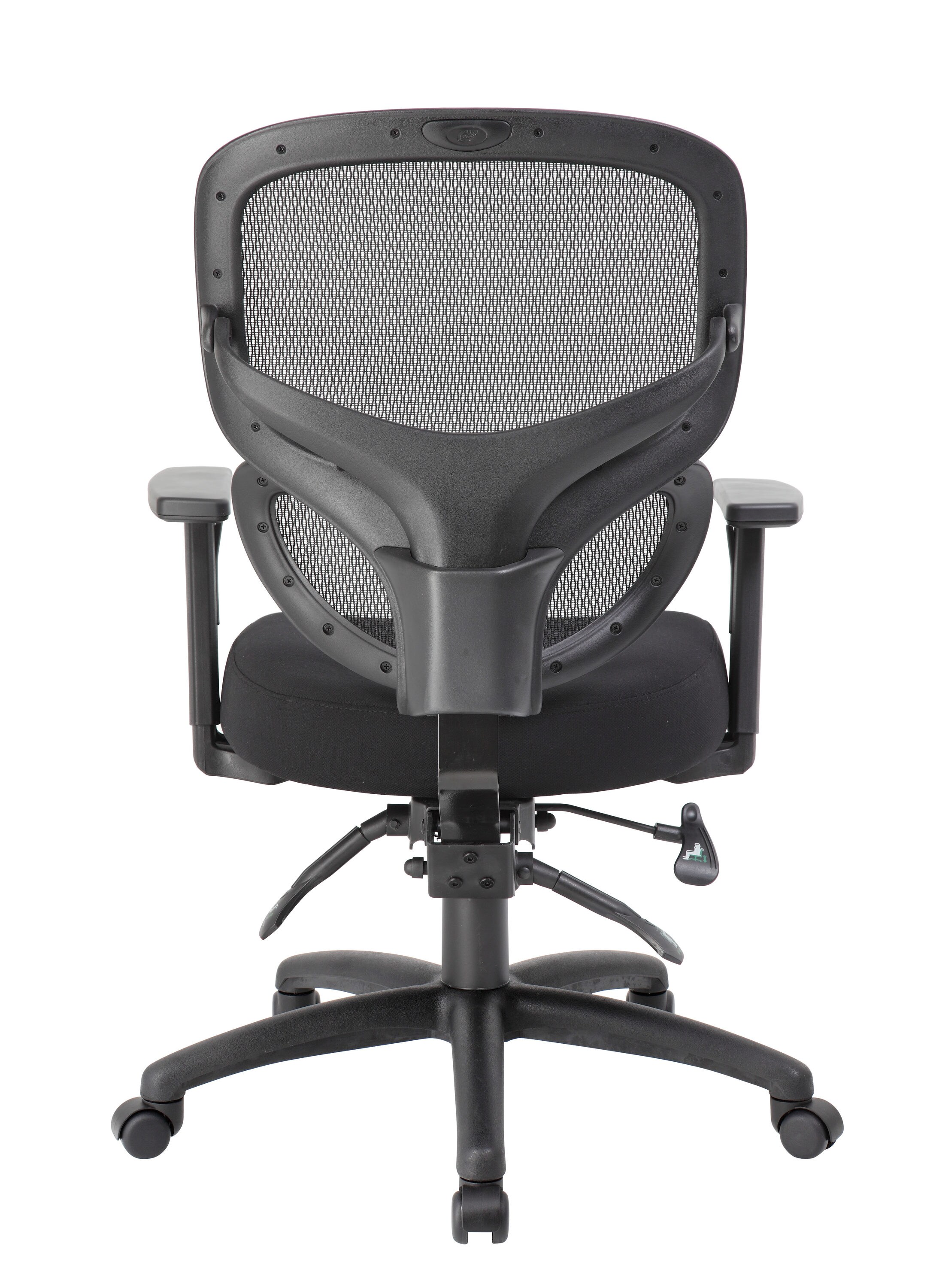 Boss Office Products Black Contemporary Ergonomic Adjustable Height ...