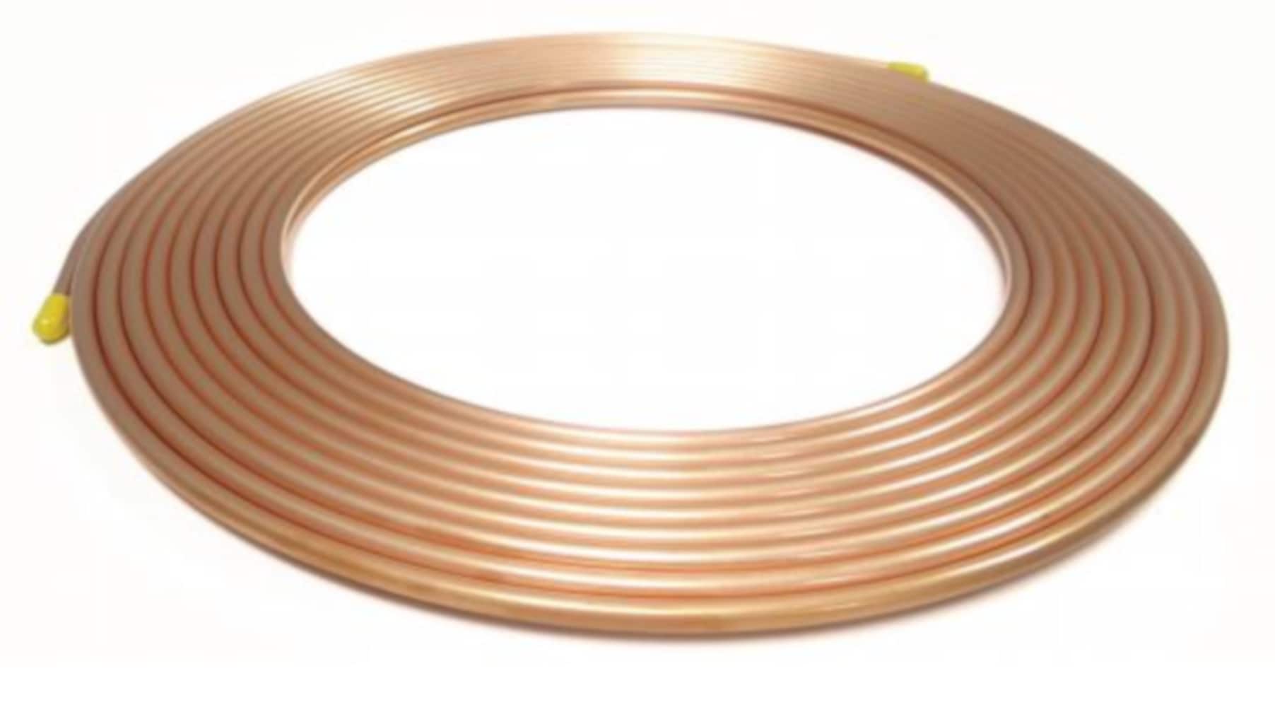 Copper Pipe, Copper Tube, OD 4mm X ID 3mm Copper Pipe Copper For  Refrigeration Plumbing
