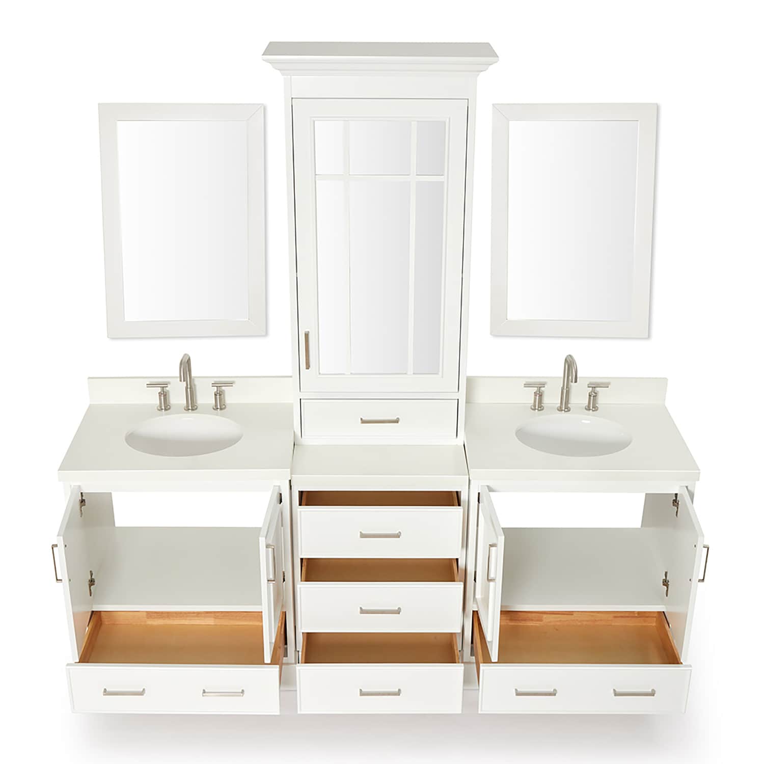 ARIEL M085D-WHT Bath-Vanity-Combo - View #6