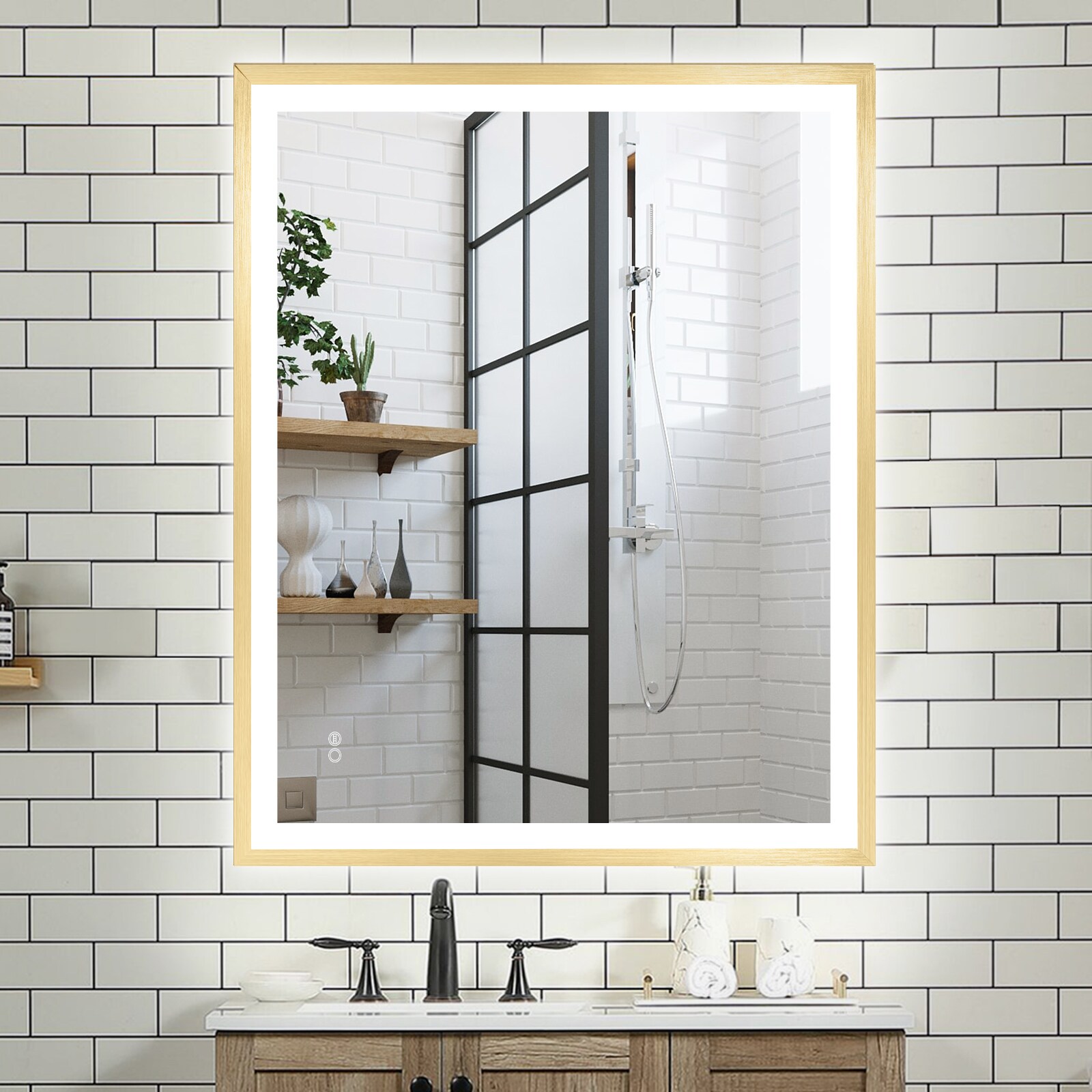 Forclover MRE-6F4032GD Framed-Bath-Mirrors - View #17