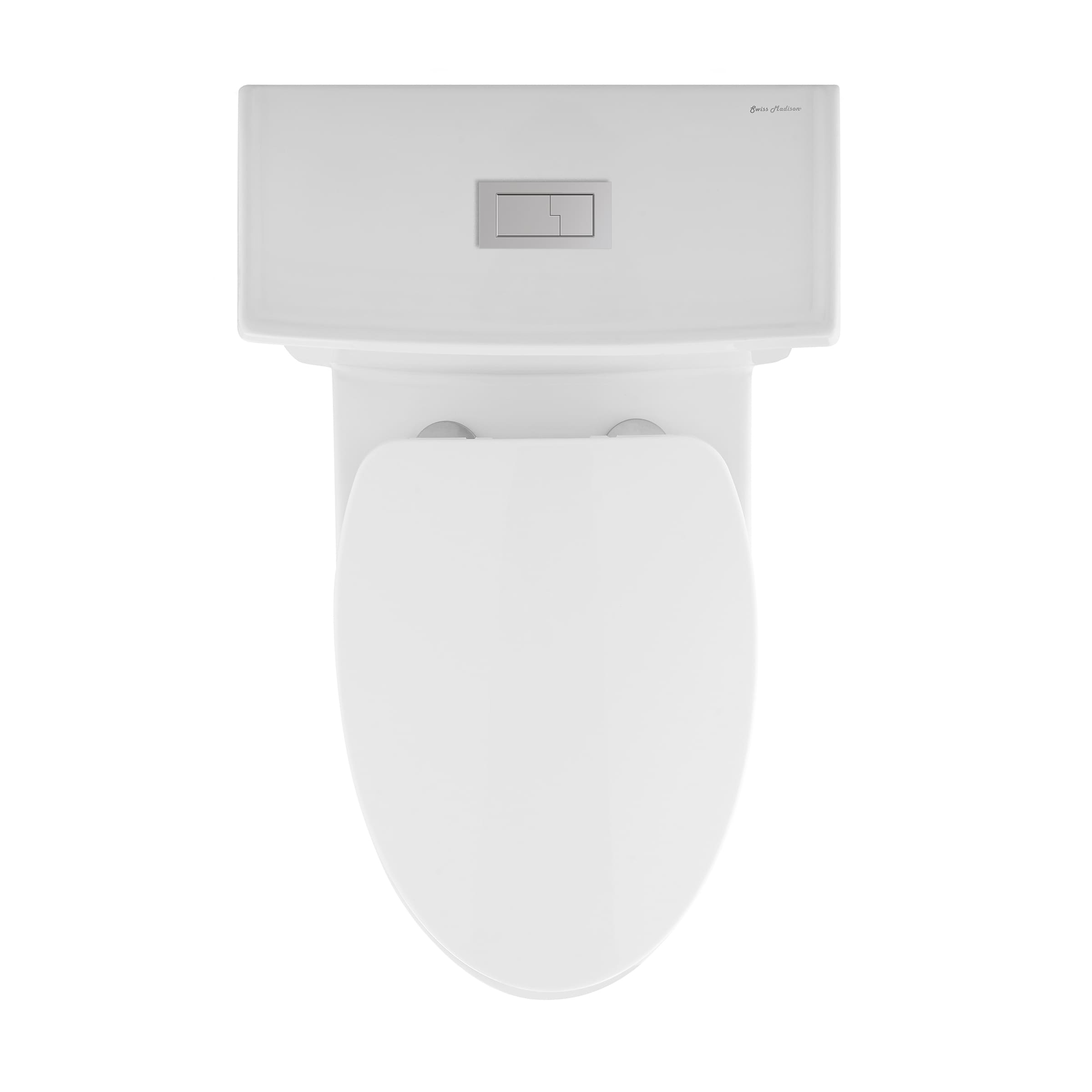Lausanne White Elongated Dual-Flush Macerating Toilet
