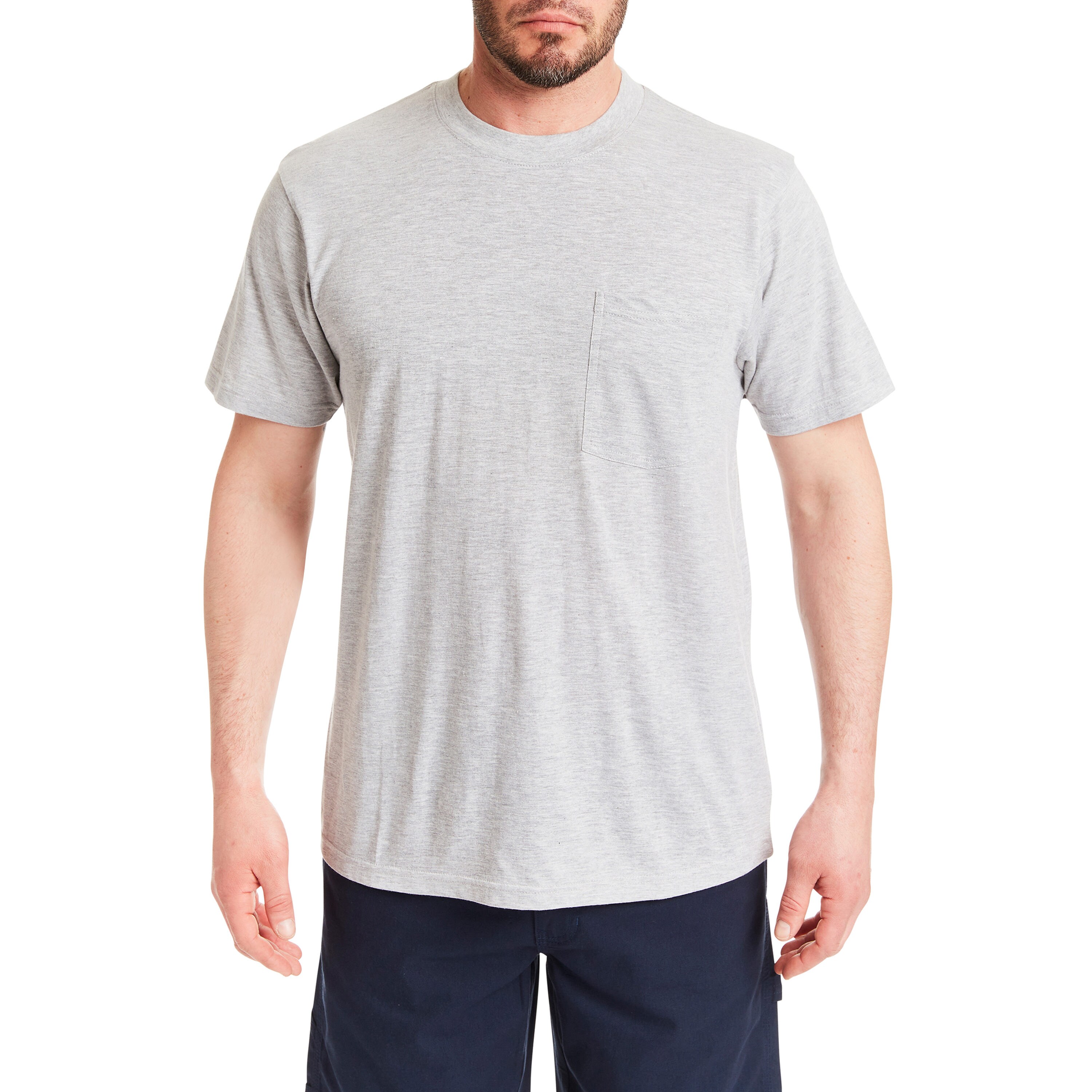 Smith's Workwear SM4666PK3-GRHTR-L Tops-Shirts - View #2