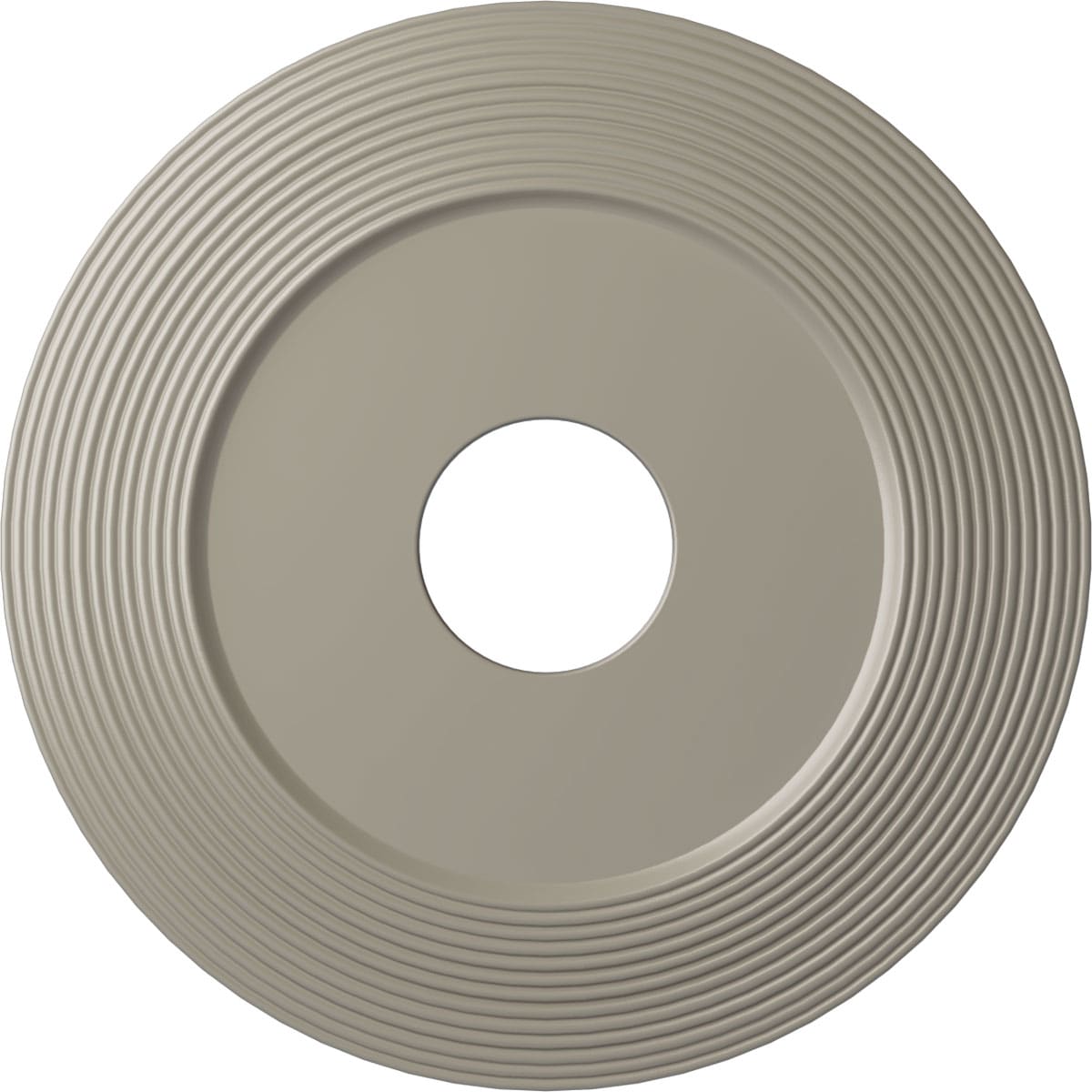 Ekena Millwork CM16ADPWS Adonis 16.125-in W x 16.125-in L Painted Pearl White Polyurethane Whole Ceiling Medallion
