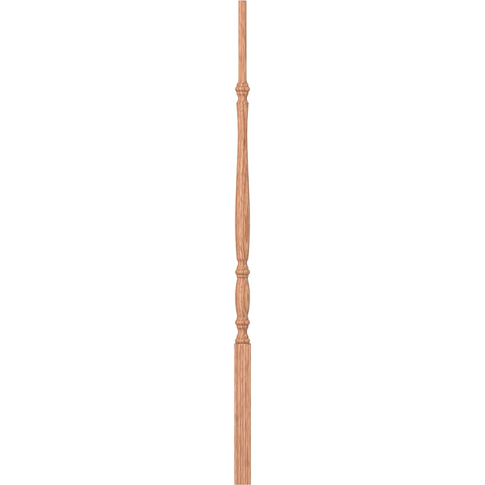 L.J. Smith Stair Systems LJP-2415-O 36 36-in x 1.25-in Unfinished Red Oak Pin Top Stair Baluster
