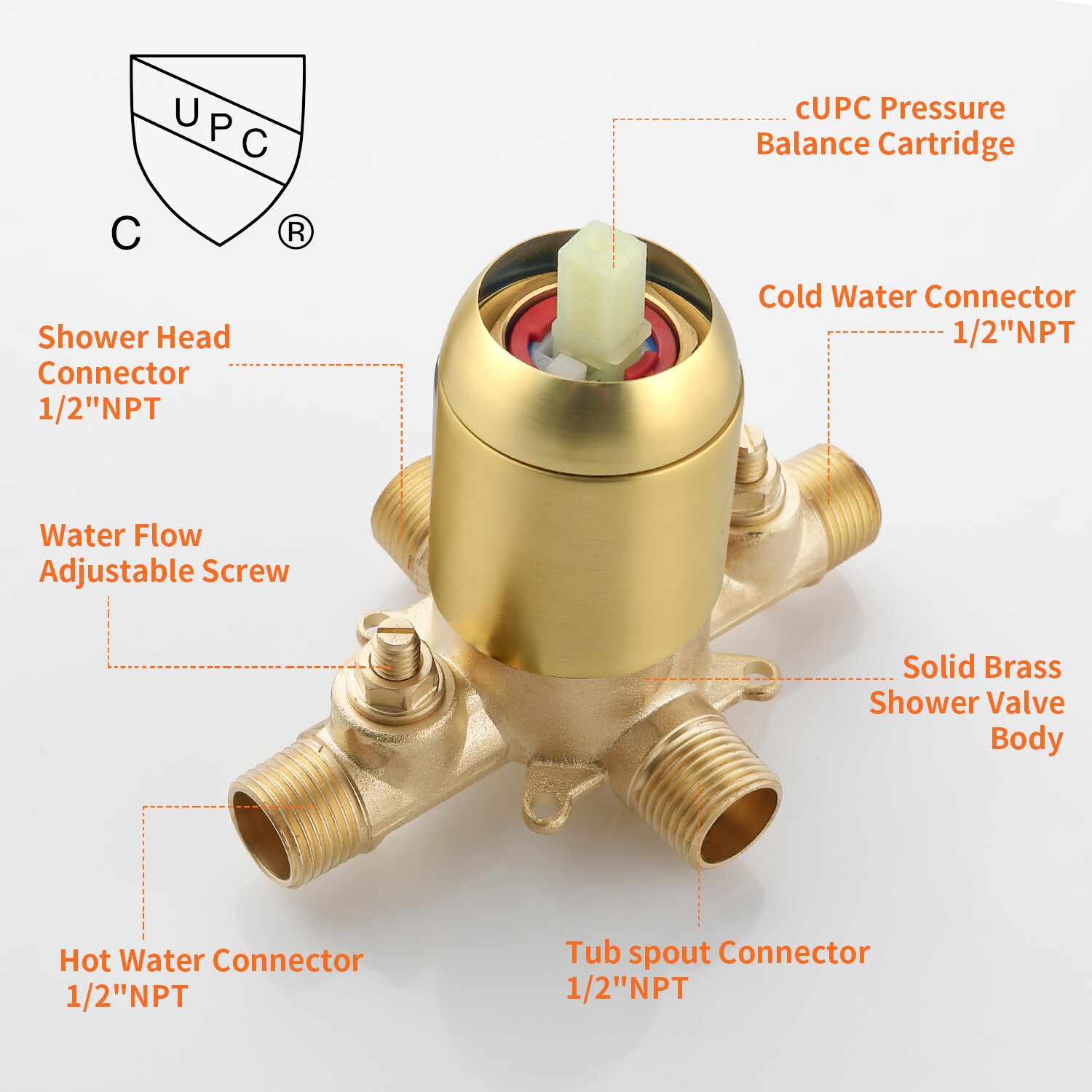 Poinic CFA-BG-88065 Tub-Shower-Faucets - View #8