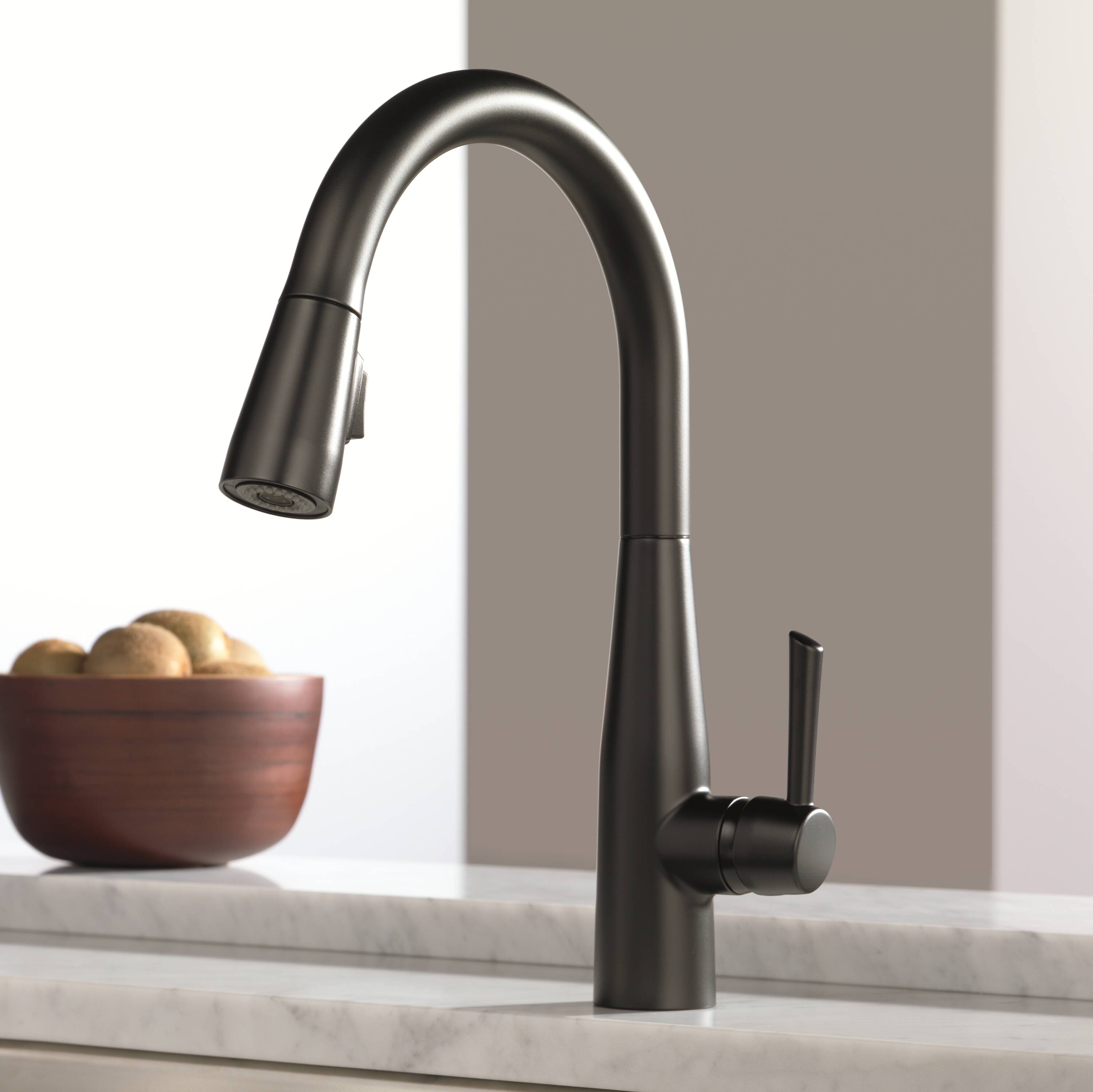 Delta Faucet Essa Matte online Black Kitchen Faucet Touch, Touch Kitchen Faucets #885