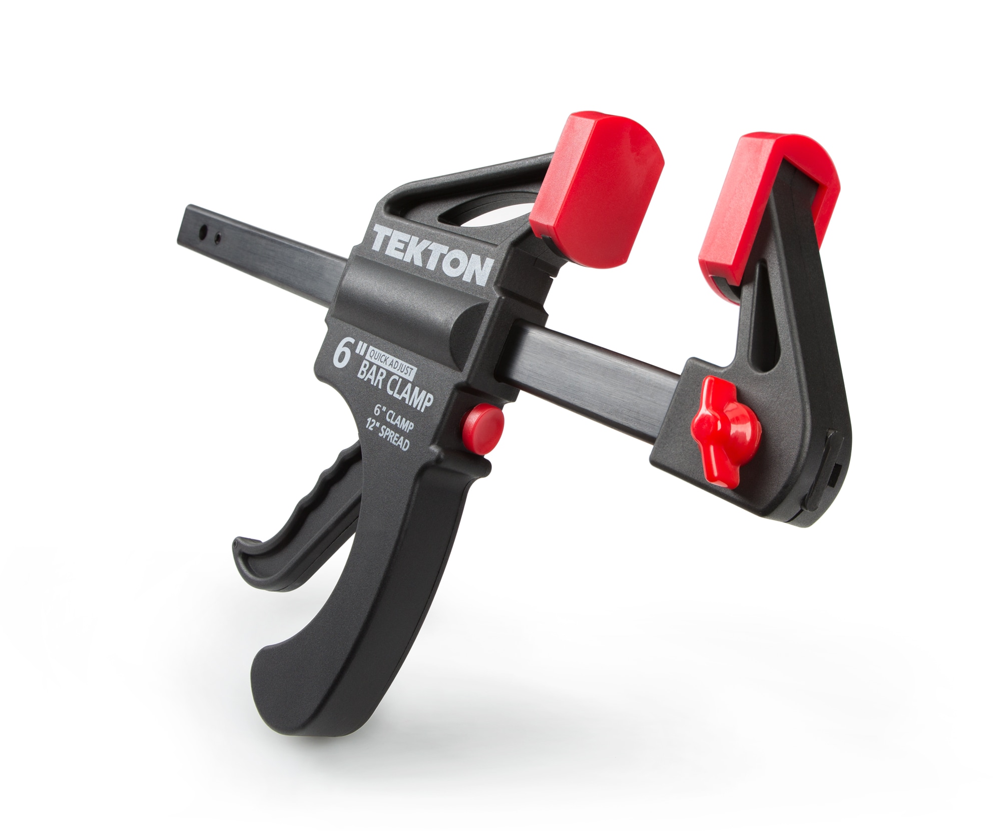 TEKTON Parallel Jaw Plastic Clamp with 6-in Maximum Jaw Opening, 2.5-in ...