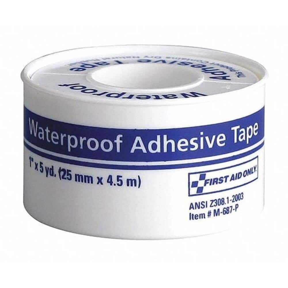 First Aid Only Waterproof Tape White WP1 in. W 5 in. L M687-P #M687-P