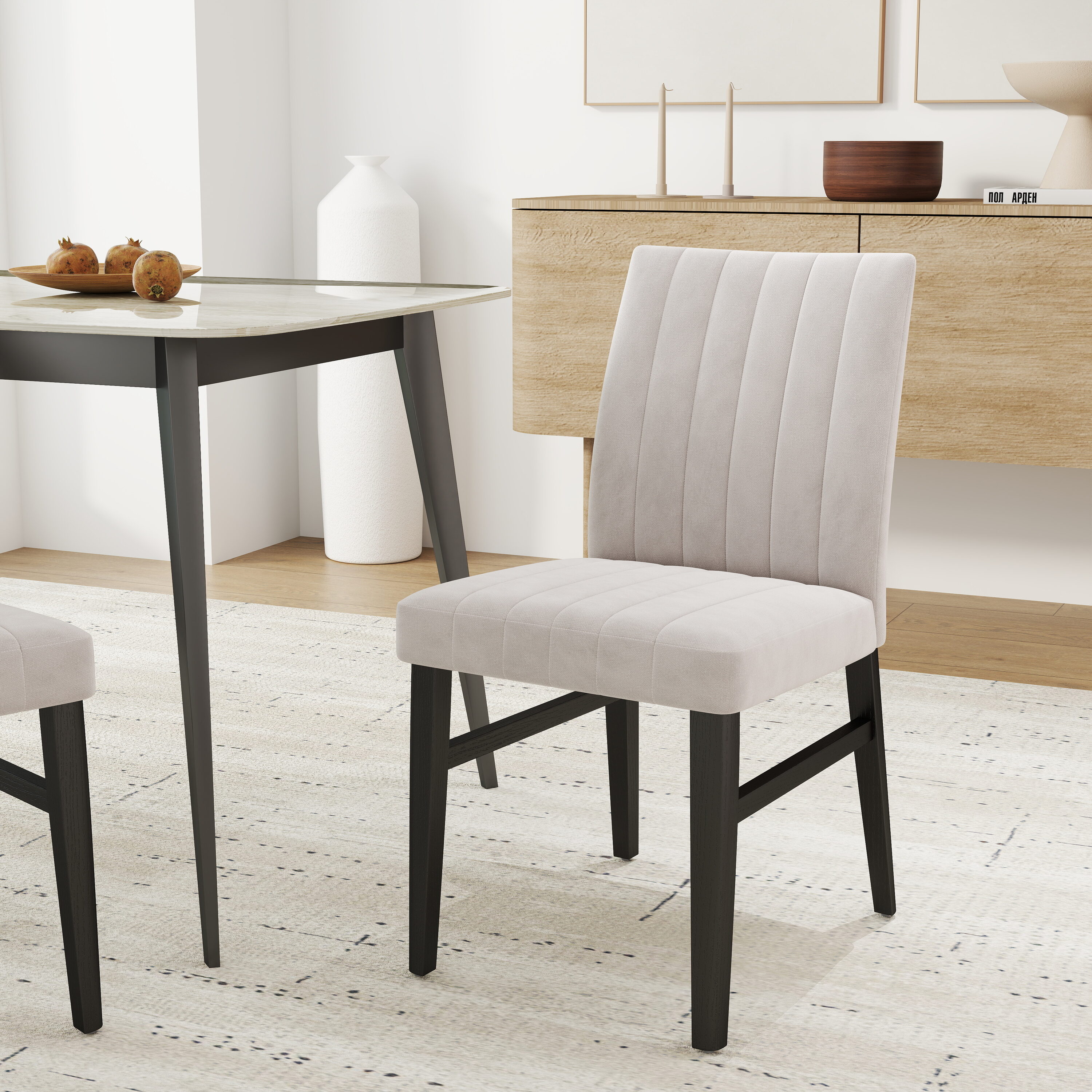 Roundhill Furniture C056TA Dining-Chairs - View #3