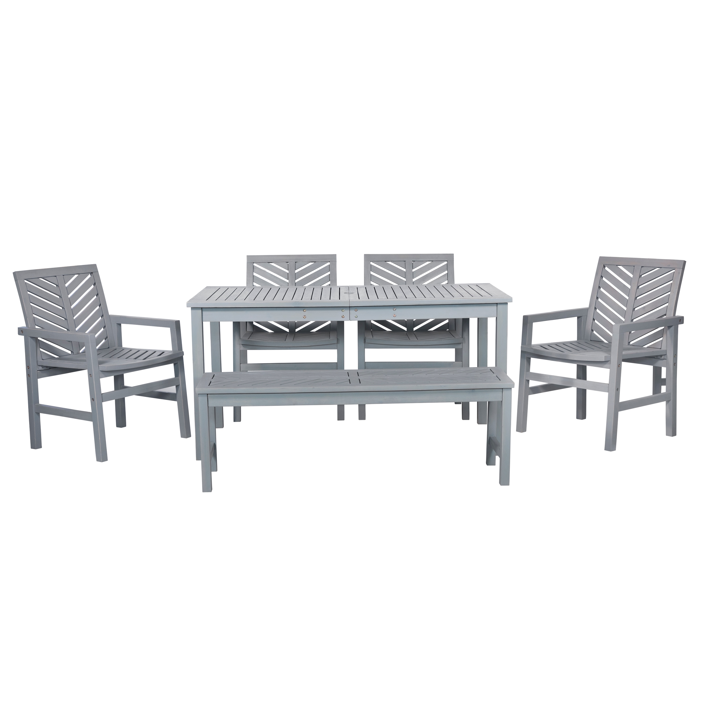 Walker Edison LWW6DGVINGW Patio-Dining-Sets - View #3