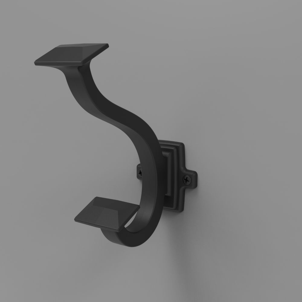 Large Oil-Rubbed Bronze Double Wall Hook