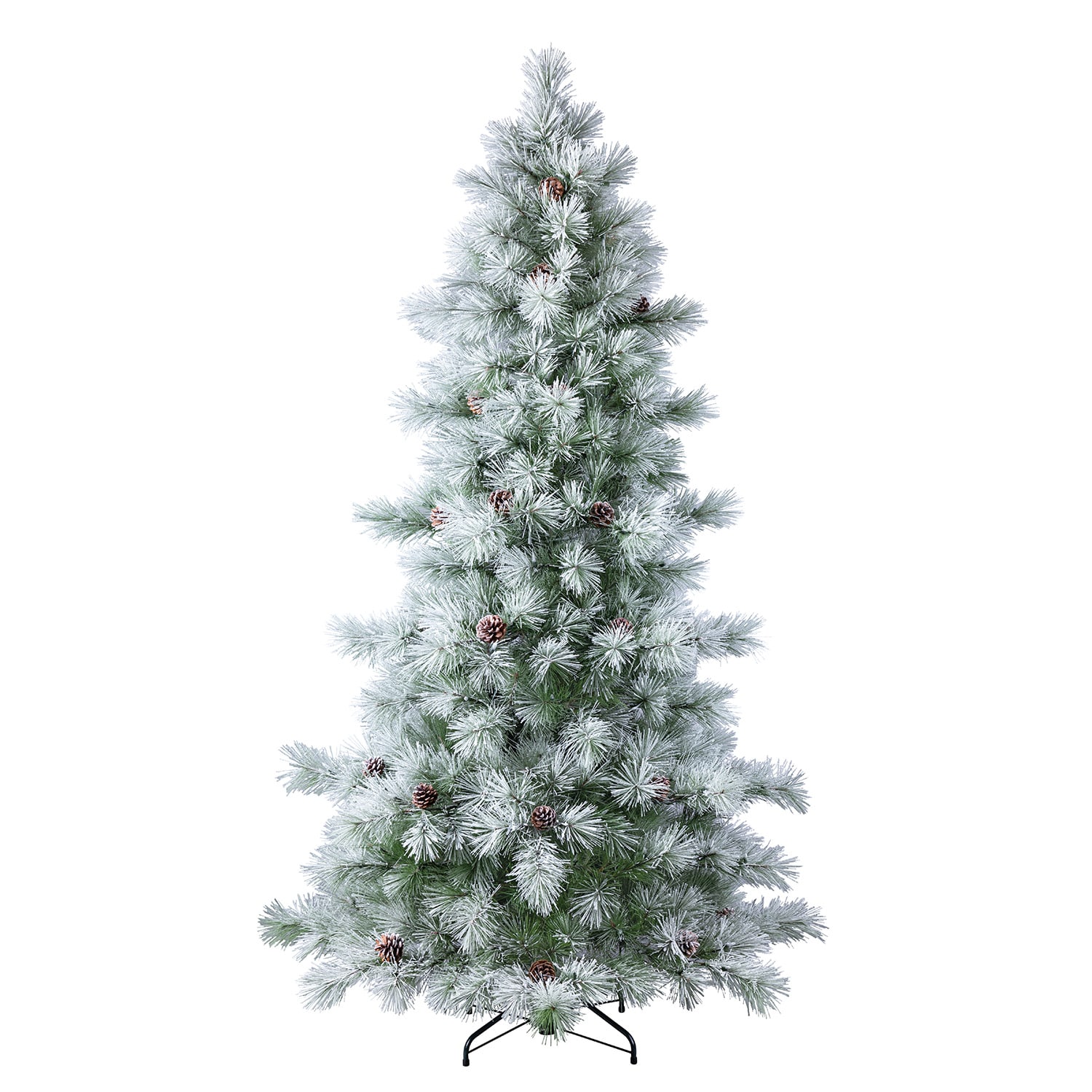 Christmas Tree Mini Flocking Snow Spray Small Christmas Naked Tree Desktop  Decoration. (Color : S) (L)
