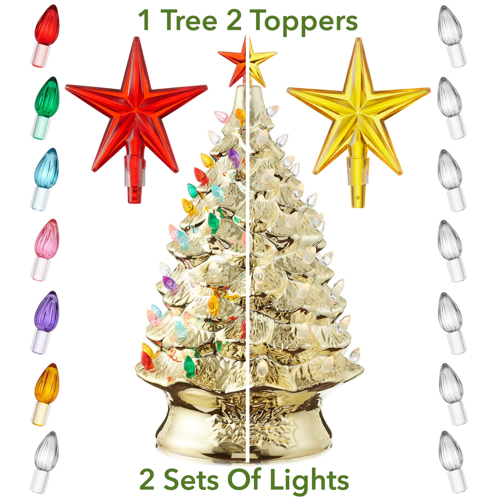 Casafield SZN-TR-9246-GLD Artificial-Christmas-Trees - View #2