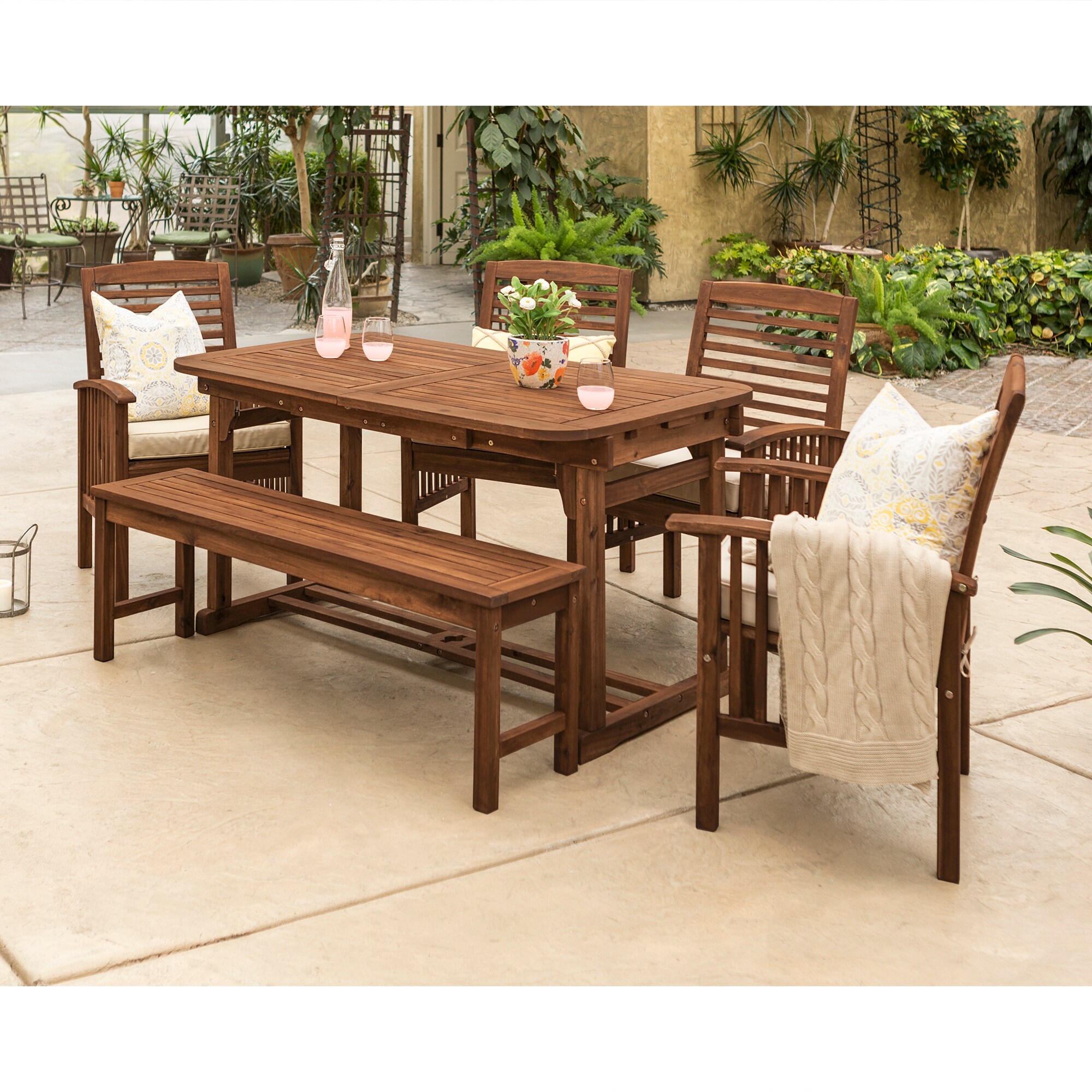 Walker Edison LWW6SDB Patio-Dining-Sets - View #2