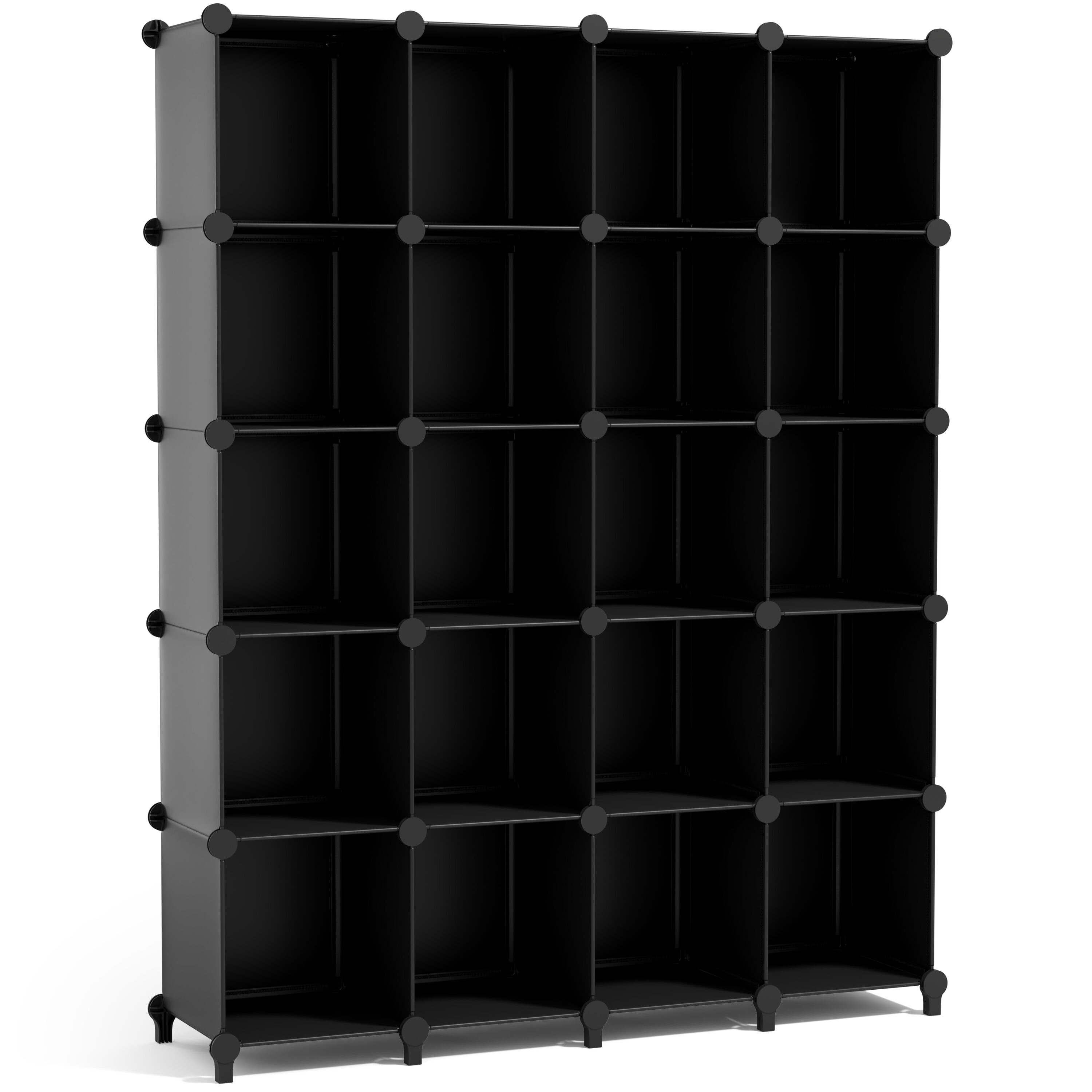 SORBUS  20 Cube Storage Organizer Cubby Shelf for Closet Toys Books and More Space Saving Bookshelf for Bedroom Living Room or Office