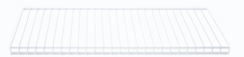 Rubbermaid FreeSlide 8-ft x 12-in White Universal Wire Shelf at