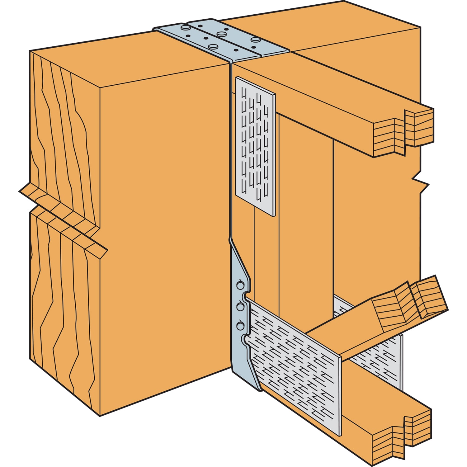 Simpson Strong-Tie THAC426 Joist-Hangers - View #2