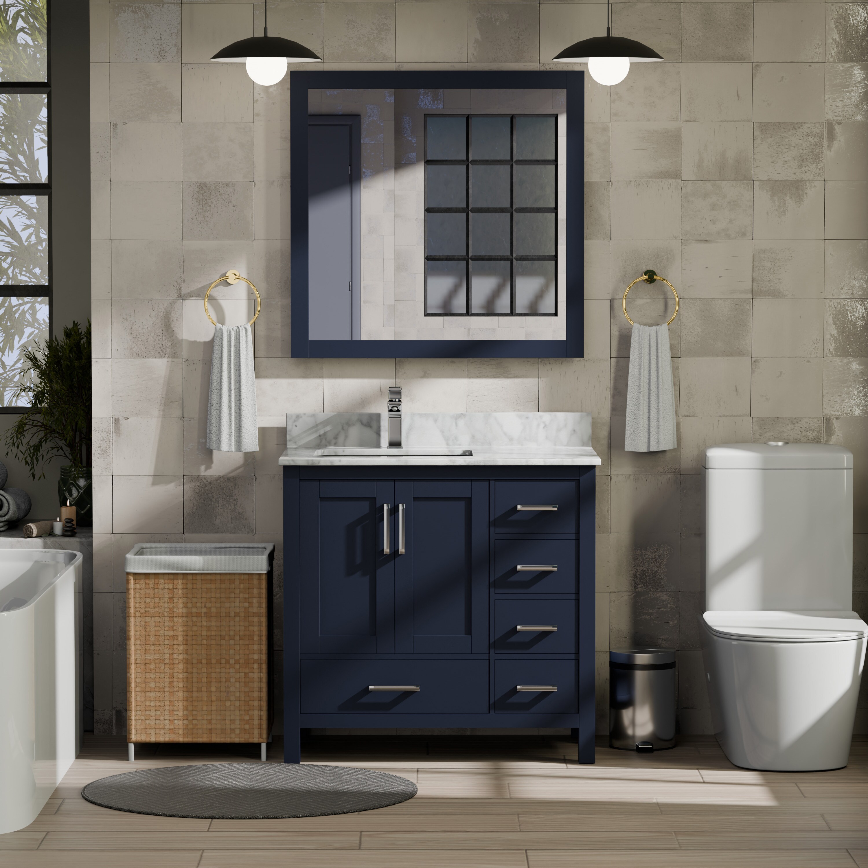 Lexora LJ342236SEDS000L Bath-Vanity-Combo - View #2