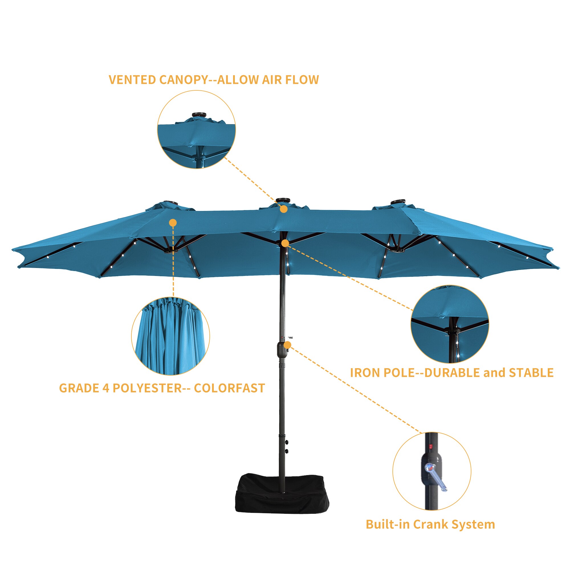 Mondawe LC-NSH004LOG Umbrellas-2 - View #5