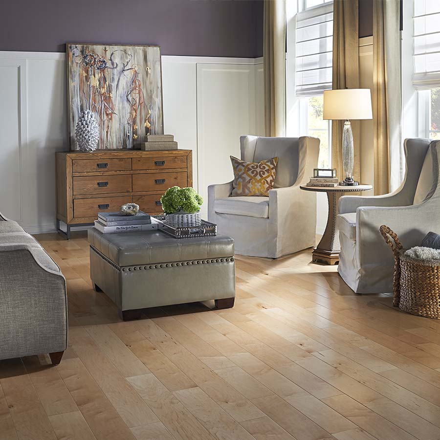 Pergo Max 5.36-in Natural Maple Smooth/Traditional Engineered Hardwood Flooring (22.5-sq ft)